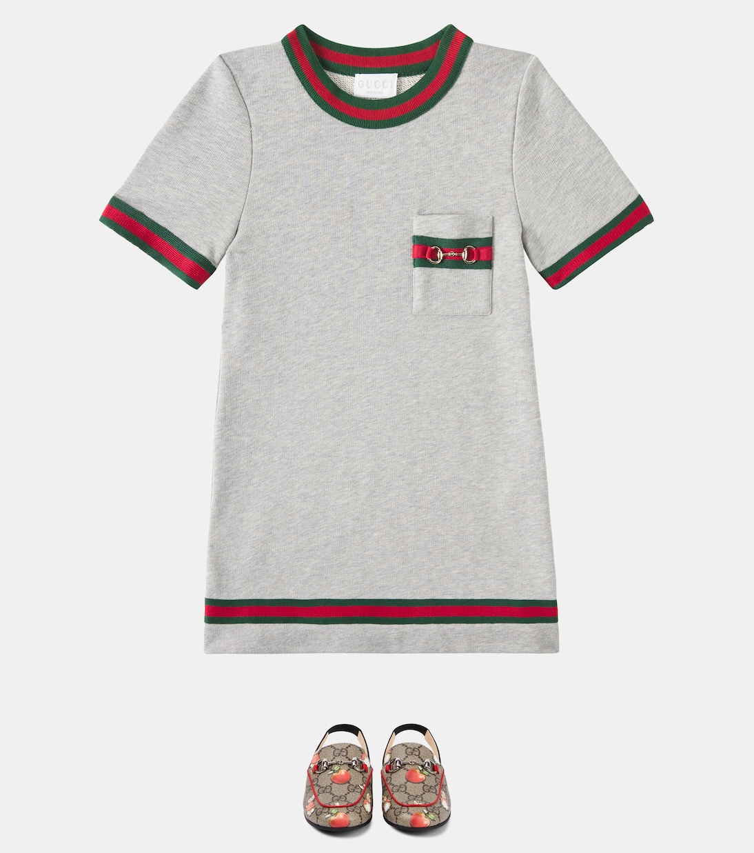 Kleid Horsebit aus Baumwoll-Jersey | Gucci Kids