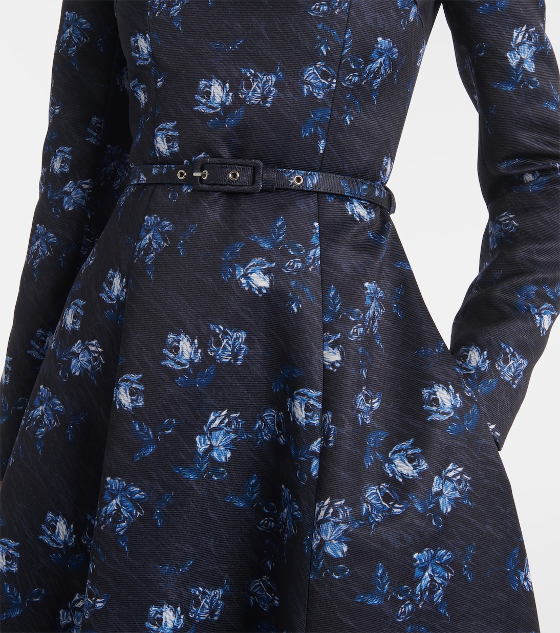 Bedrucktes Cocktailkleid Capucine aus Taft | Emilia Wickstead