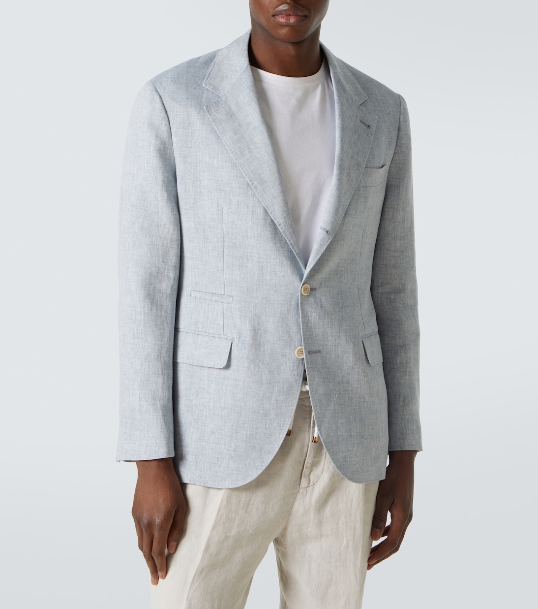 Blazer in lino | Brunello Cucinelli