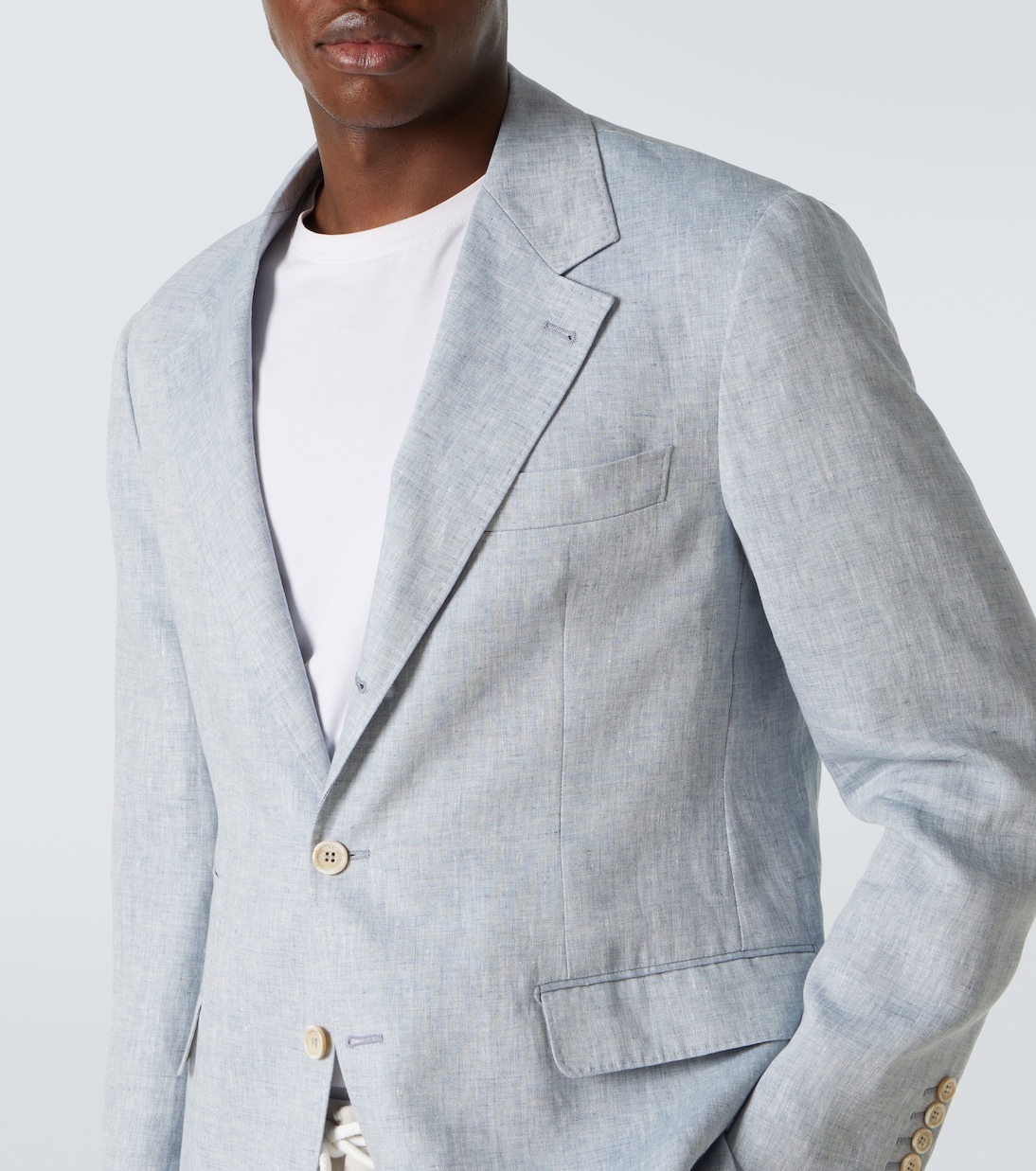 Blazer in lino | Brunello Cucinelli