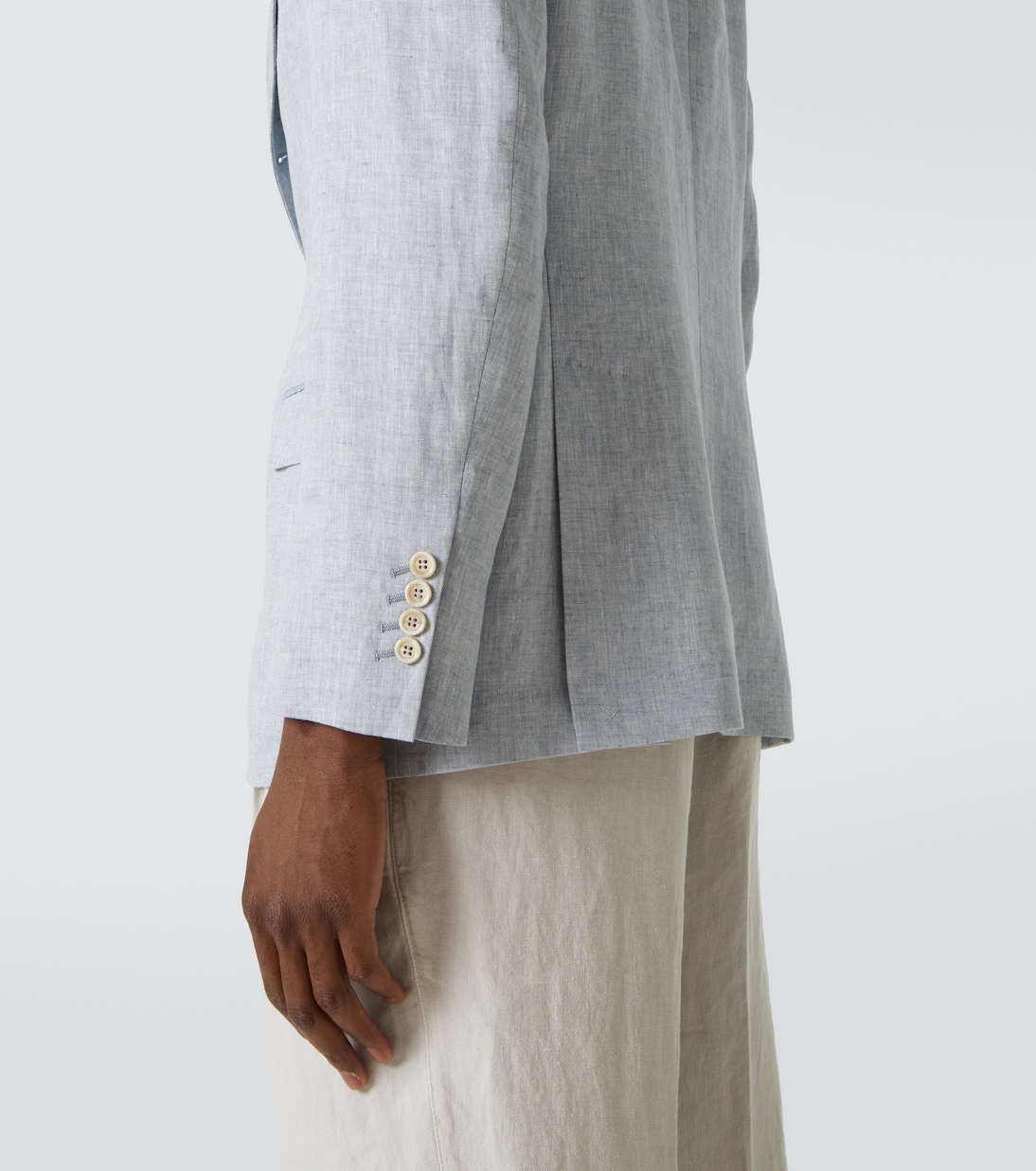 Blazer in lino | Brunello Cucinelli