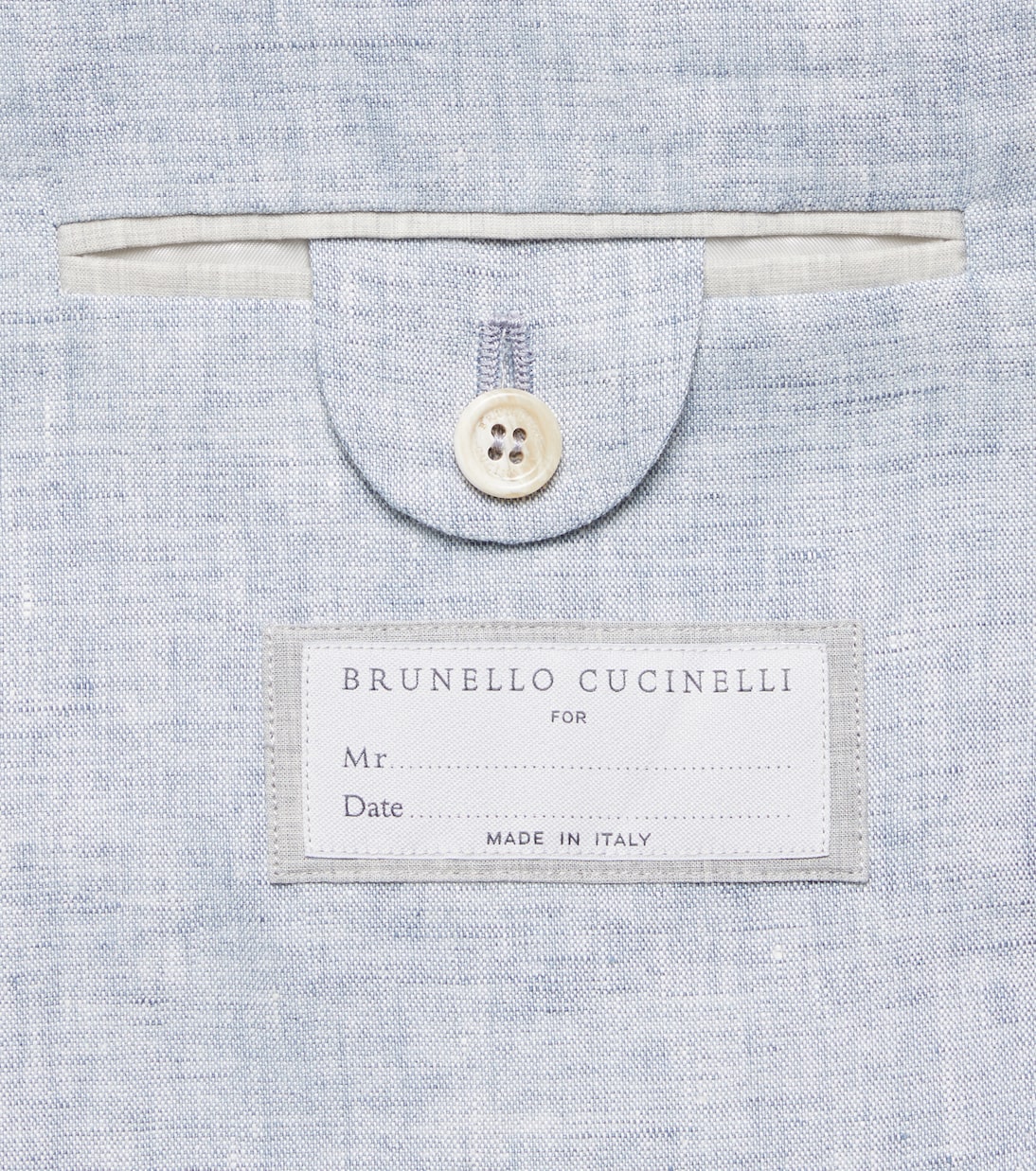 Blazer in lino | Brunello Cucinelli