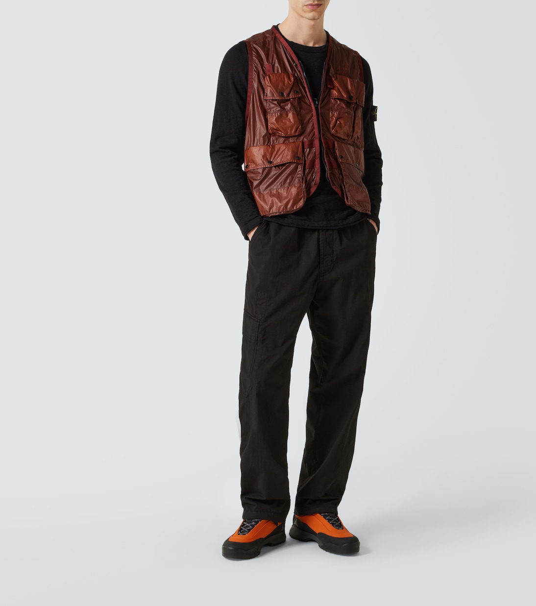 Gerade Hose aus einem Baumwollgemisch | Stone Island