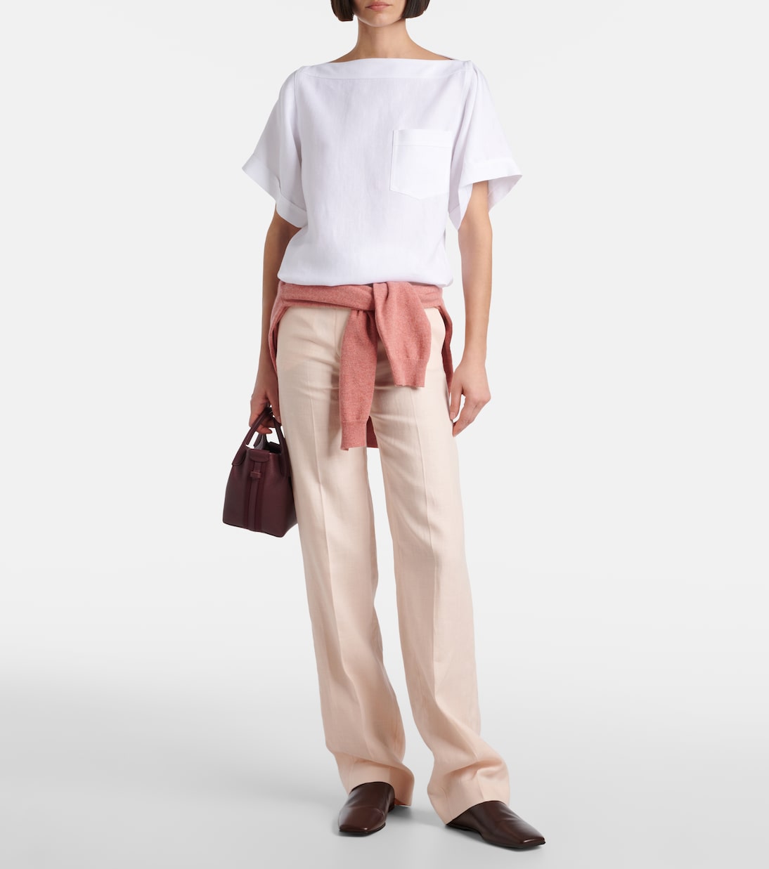 T-shirt in lino | Loro Piana