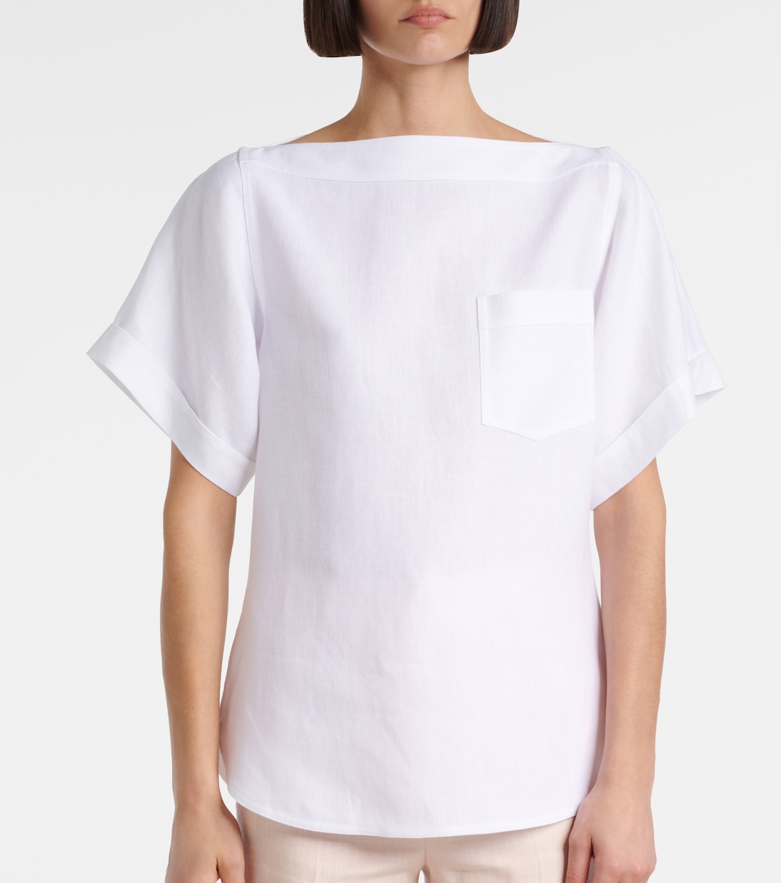 T-shirt in lino | Loro Piana