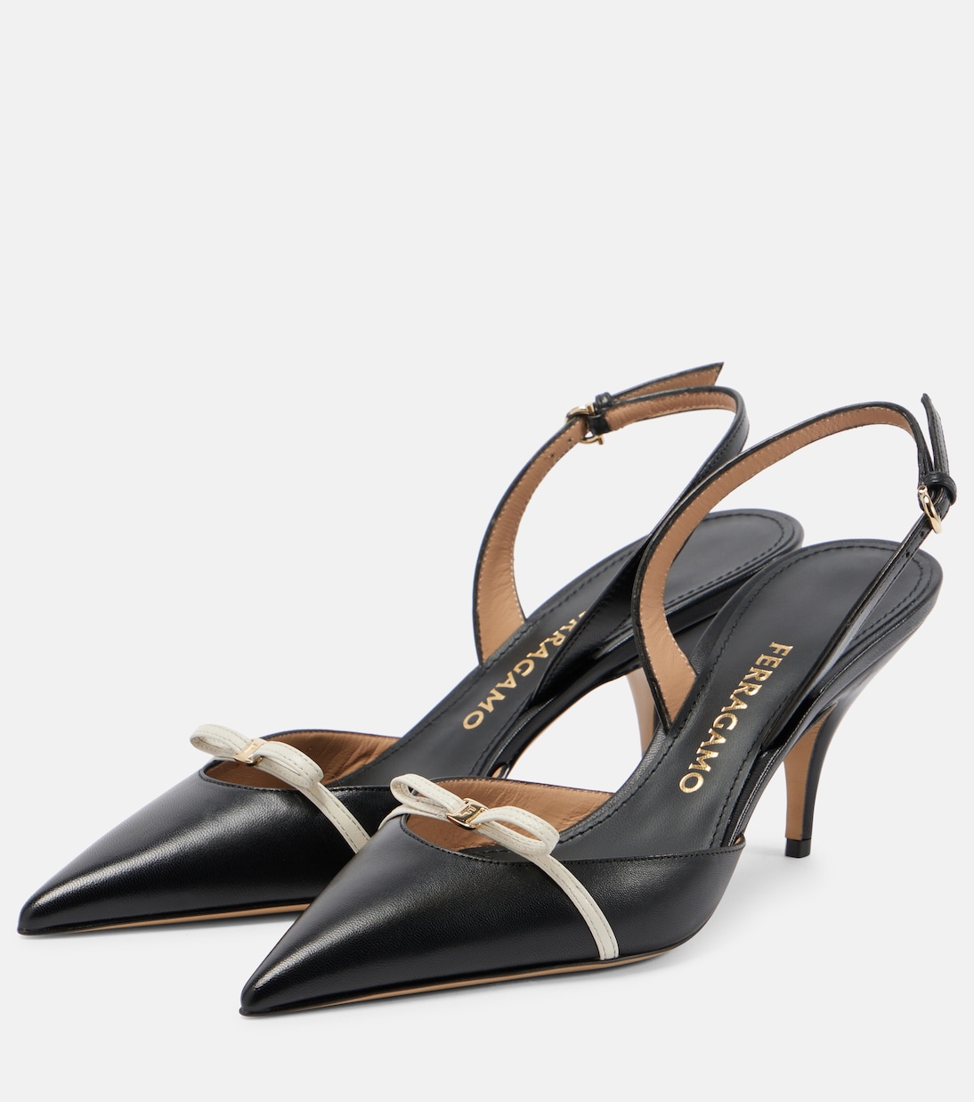 Slingback-Pumps Gylla 70 aus Leder | Ferragamo