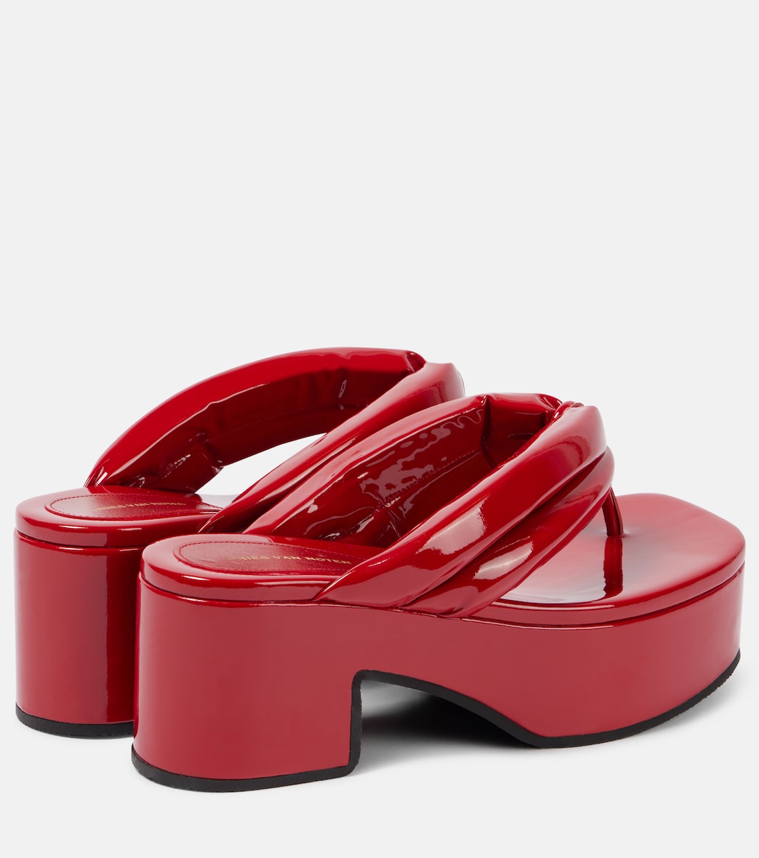 Sandalen 60 aus Lackleder | Dries Van Noten
