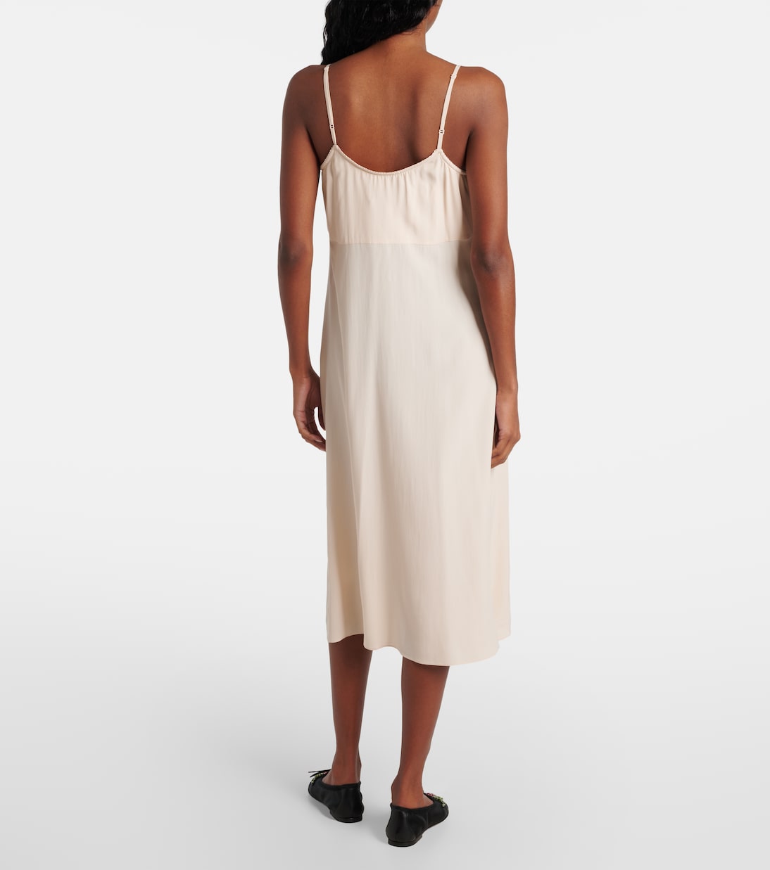 Abito sottoveste in crêpe de chine | Simone Rocha