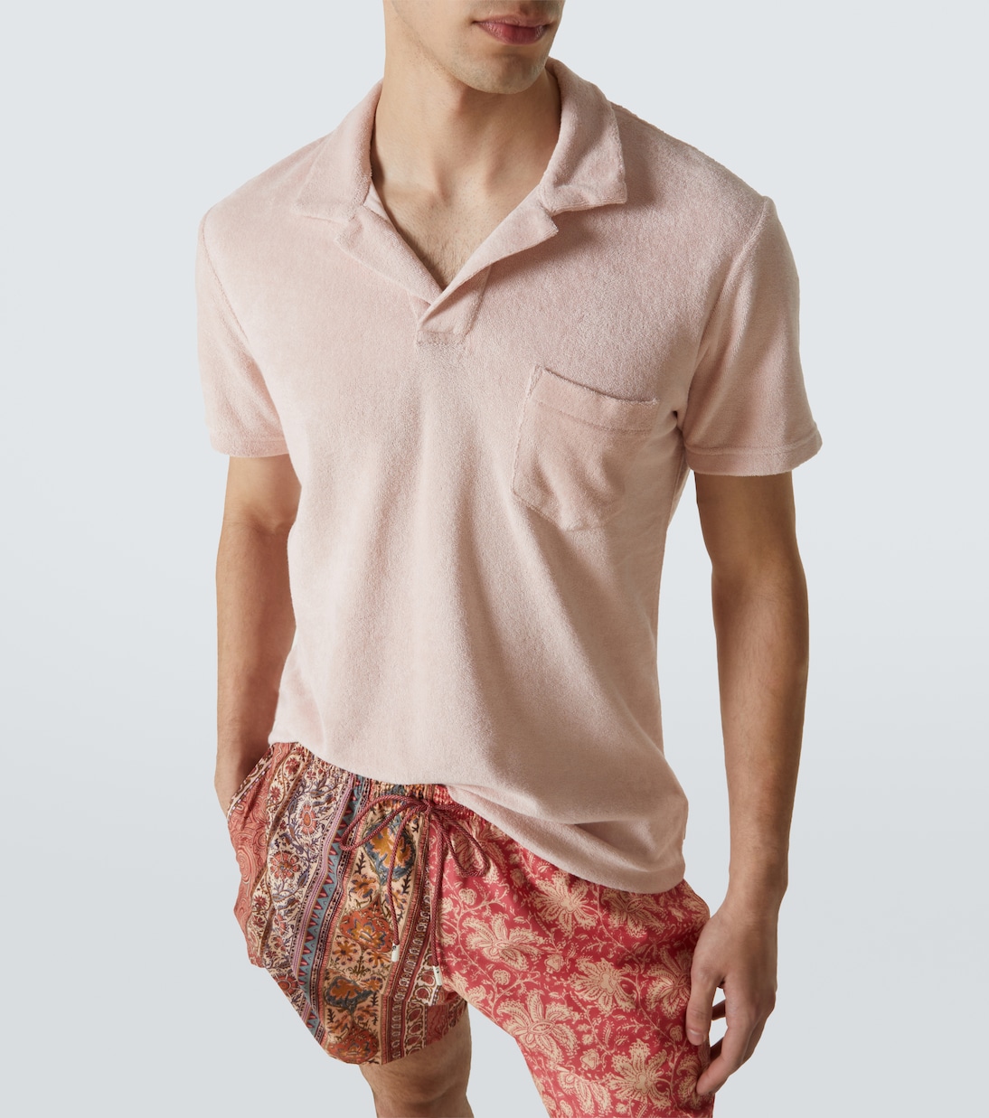 Polo en felpa de algodón | Orlebar Brown