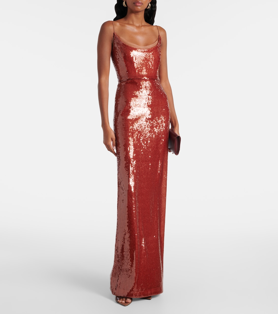 Abito lungo con paillettes | Roland Mouret