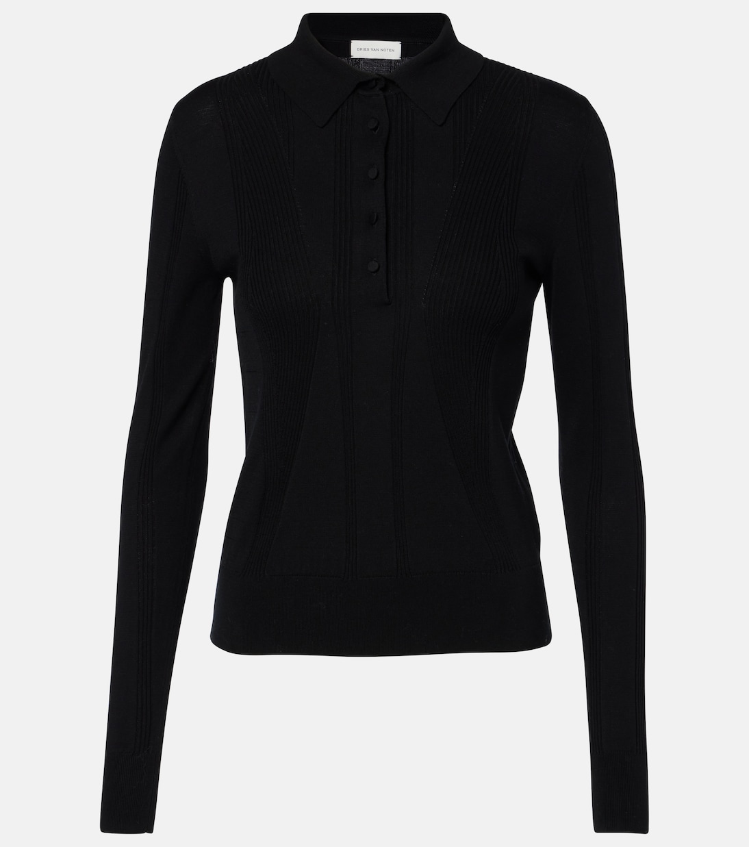 Pullover stile polo in cotone | Dries Van Noten