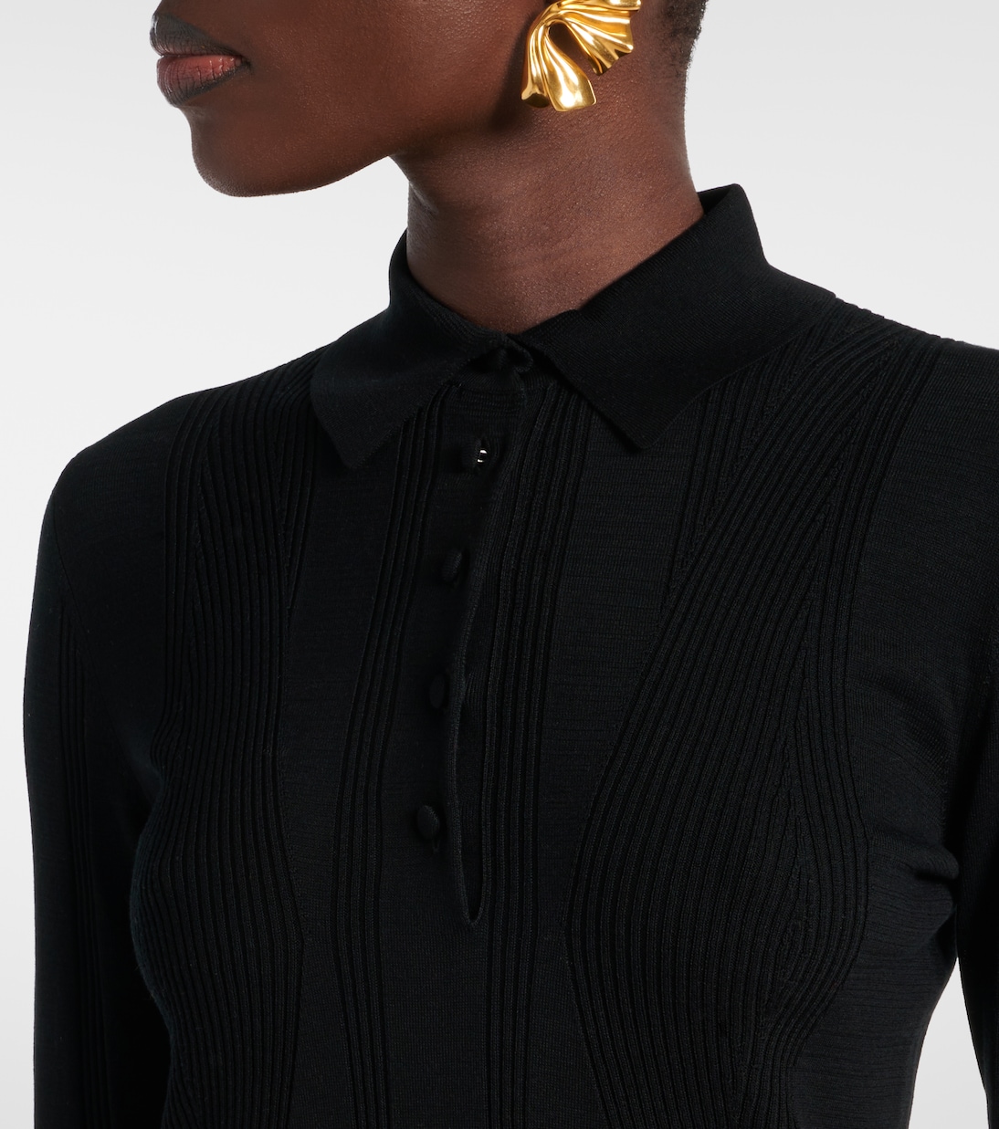 Pullover stile polo in cotone | Dries Van Noten