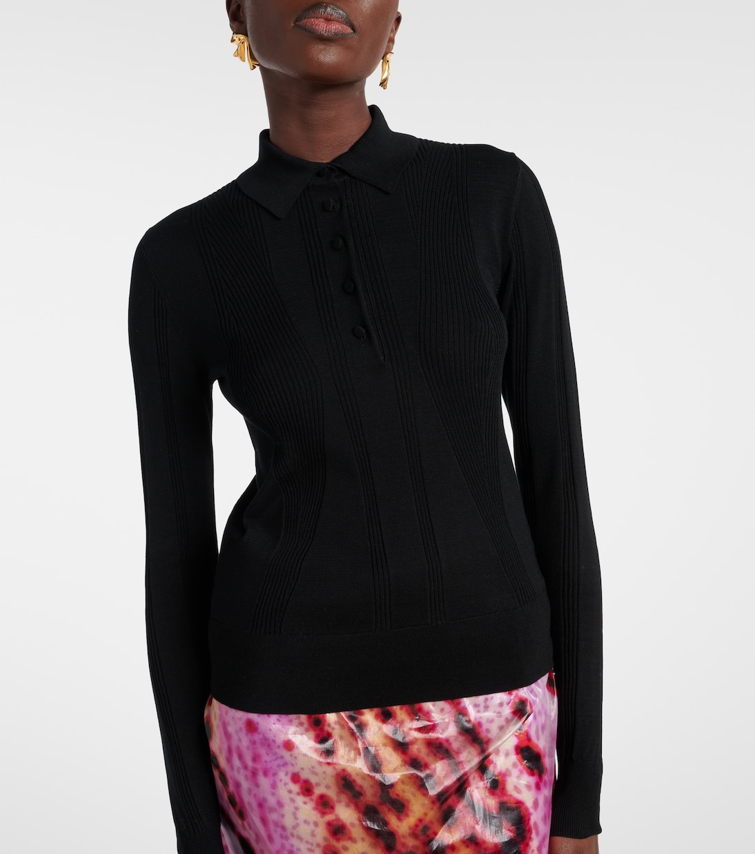Pullover stile polo in cotone | Dries Van Noten