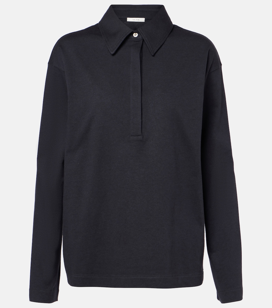 Polo Roddie in jersey di cotone e seta | The Row