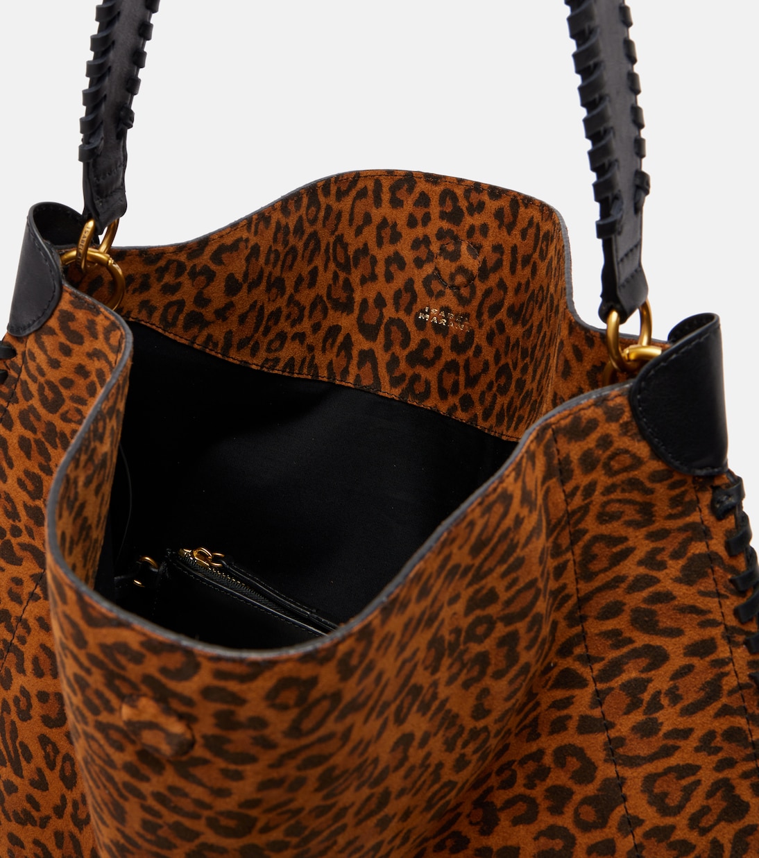 Schultertasche Oskan Soft aus Veloursleder | Isabel Marant
