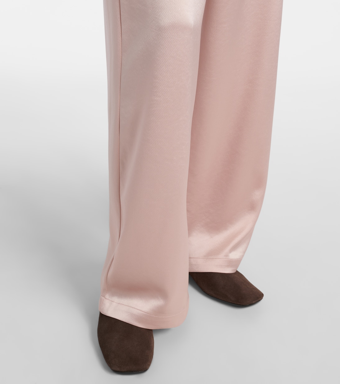 Pantaloni a gamba larga Barb in raso | Leset