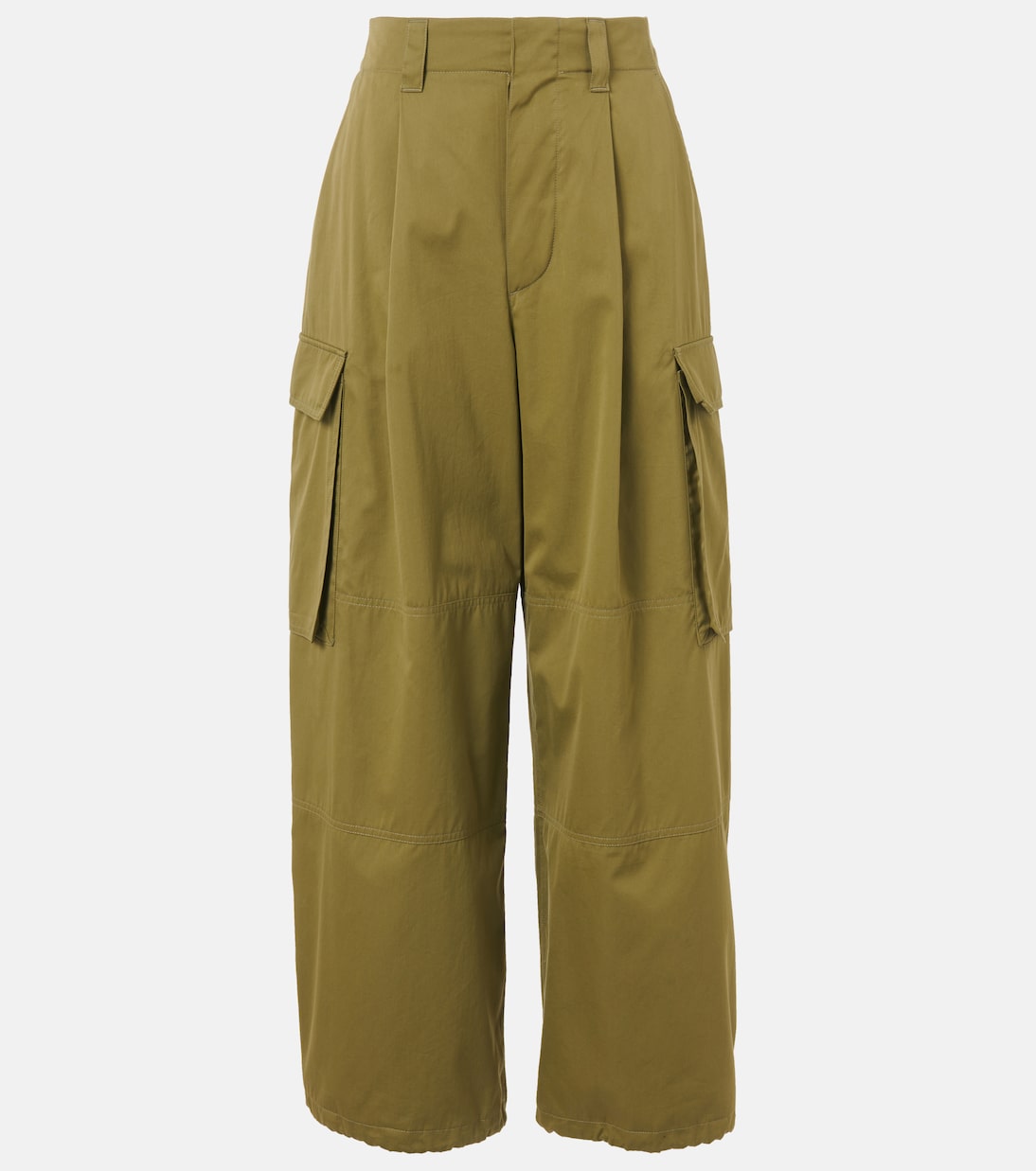 Pantalon cargo en coton et soie | Loewe
