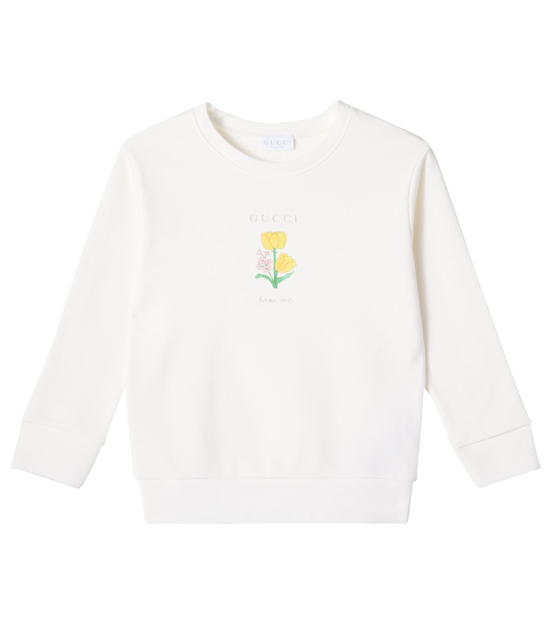 Felpa in jersey di cotone con stampa | Gucci Kids