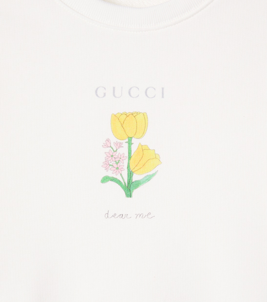 Felpa in jersey di cotone con stampa | Gucci Kids