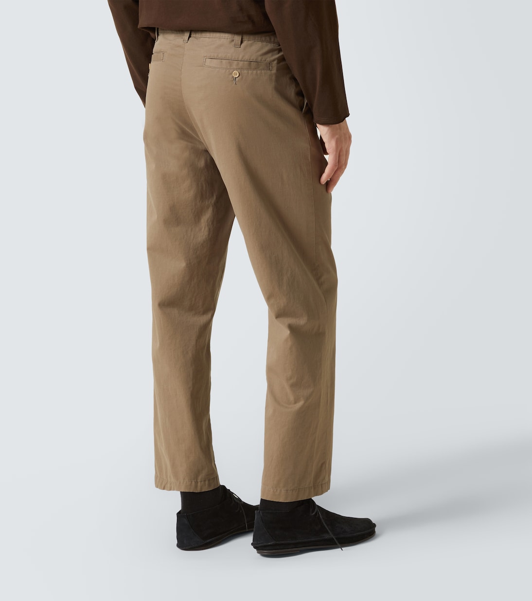 Zach cotton and cashmere gabardine chinos | The Row