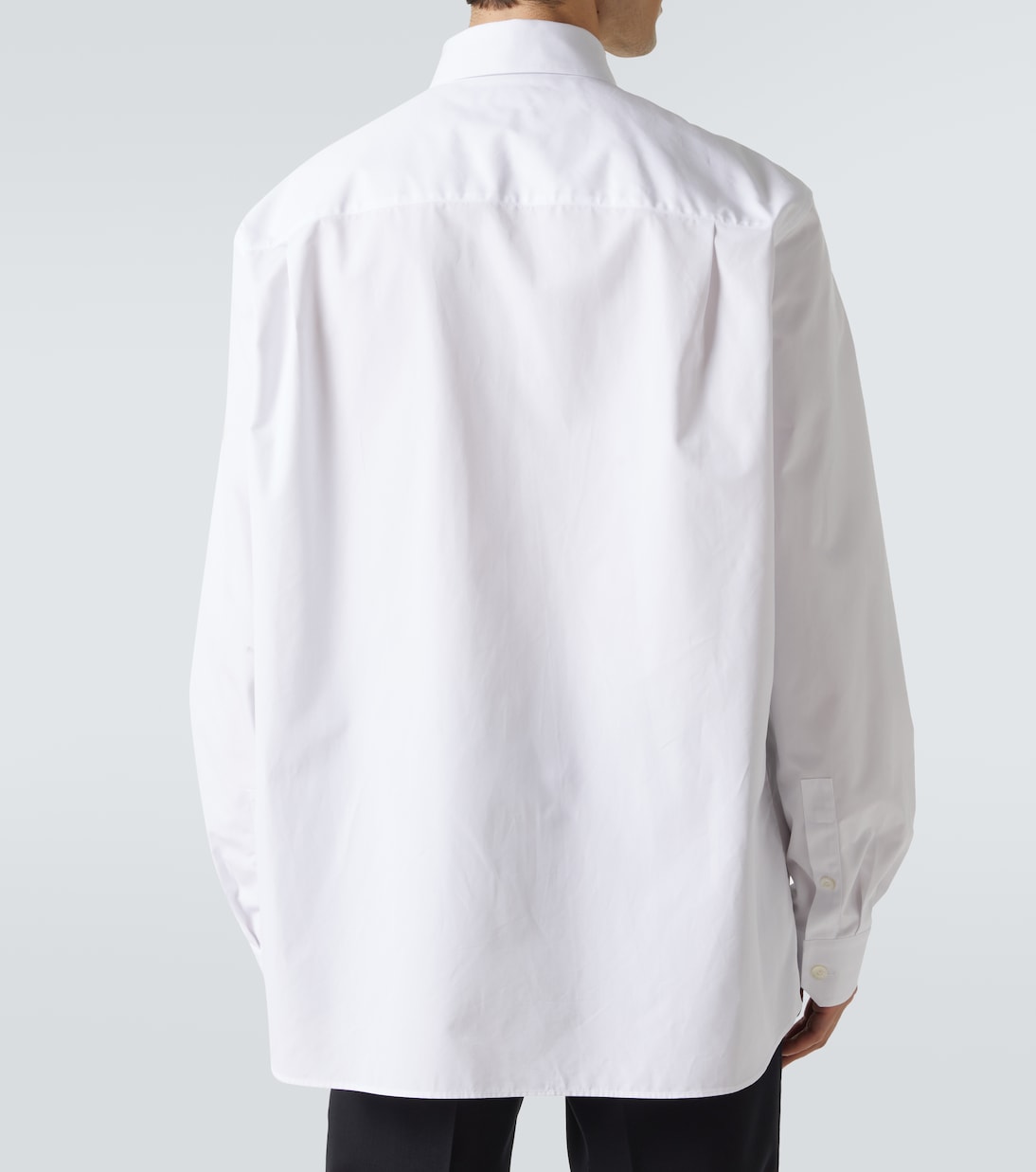 Besticktes Hemd aus Baumwollpopeline | Gucci