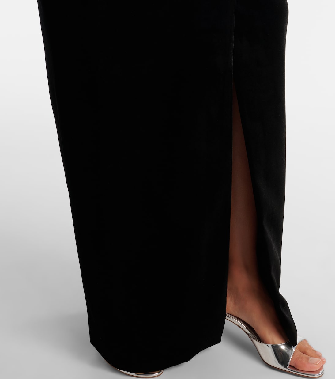 Velvet and georgette gown | Alessandra Rich
