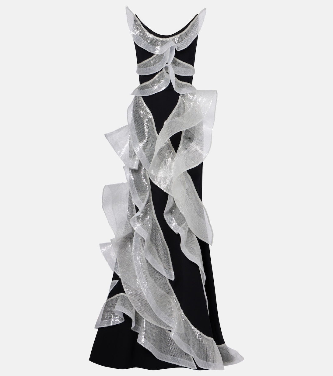 Robe Refraction mit Pailletten | Maticevski