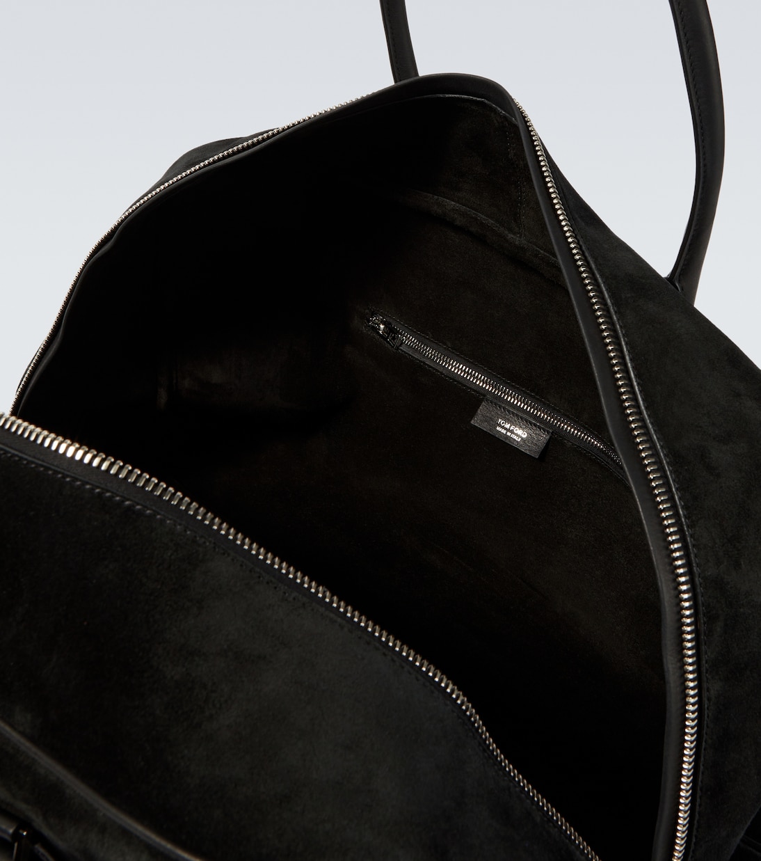Bolso de viaje de ante con piel | Tom Ford