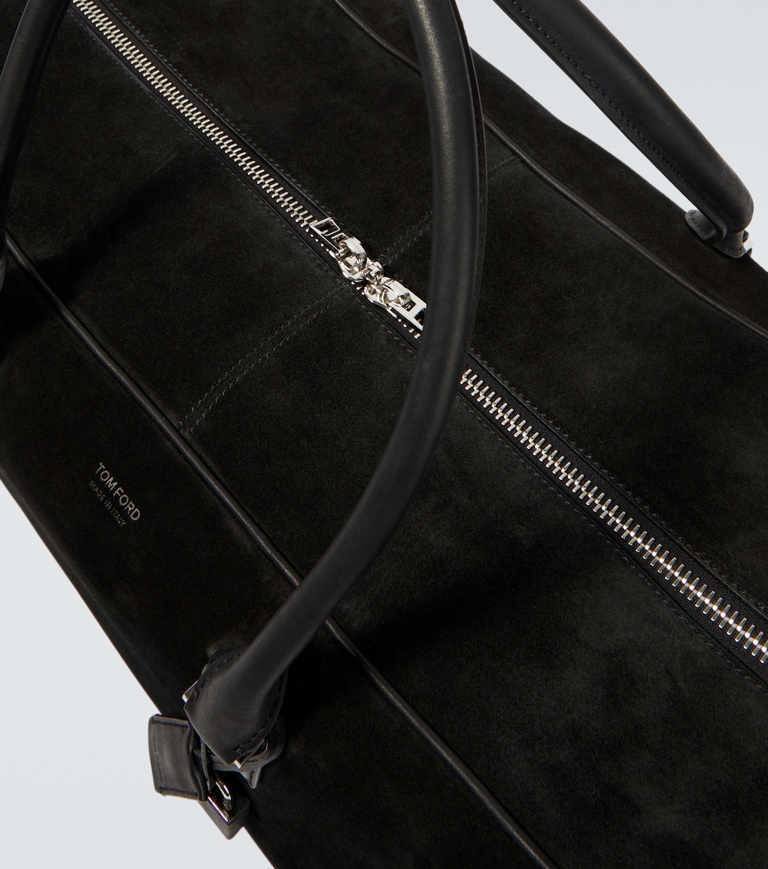 Bolso de viaje de ante con piel | Tom Ford