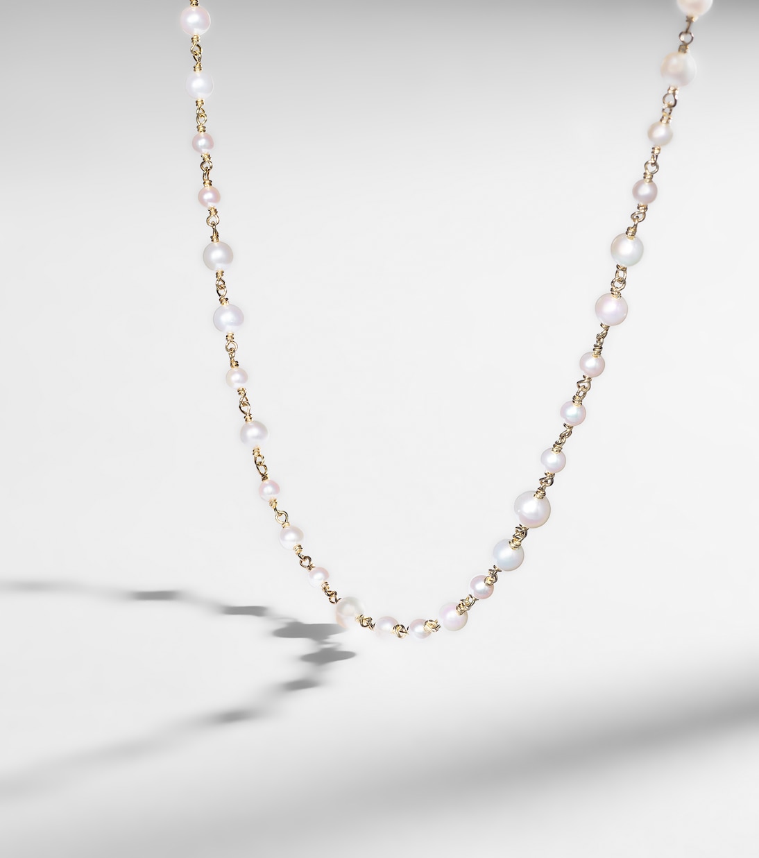 Pearl Classics 18kt gold necklace with pearls | David Yurman