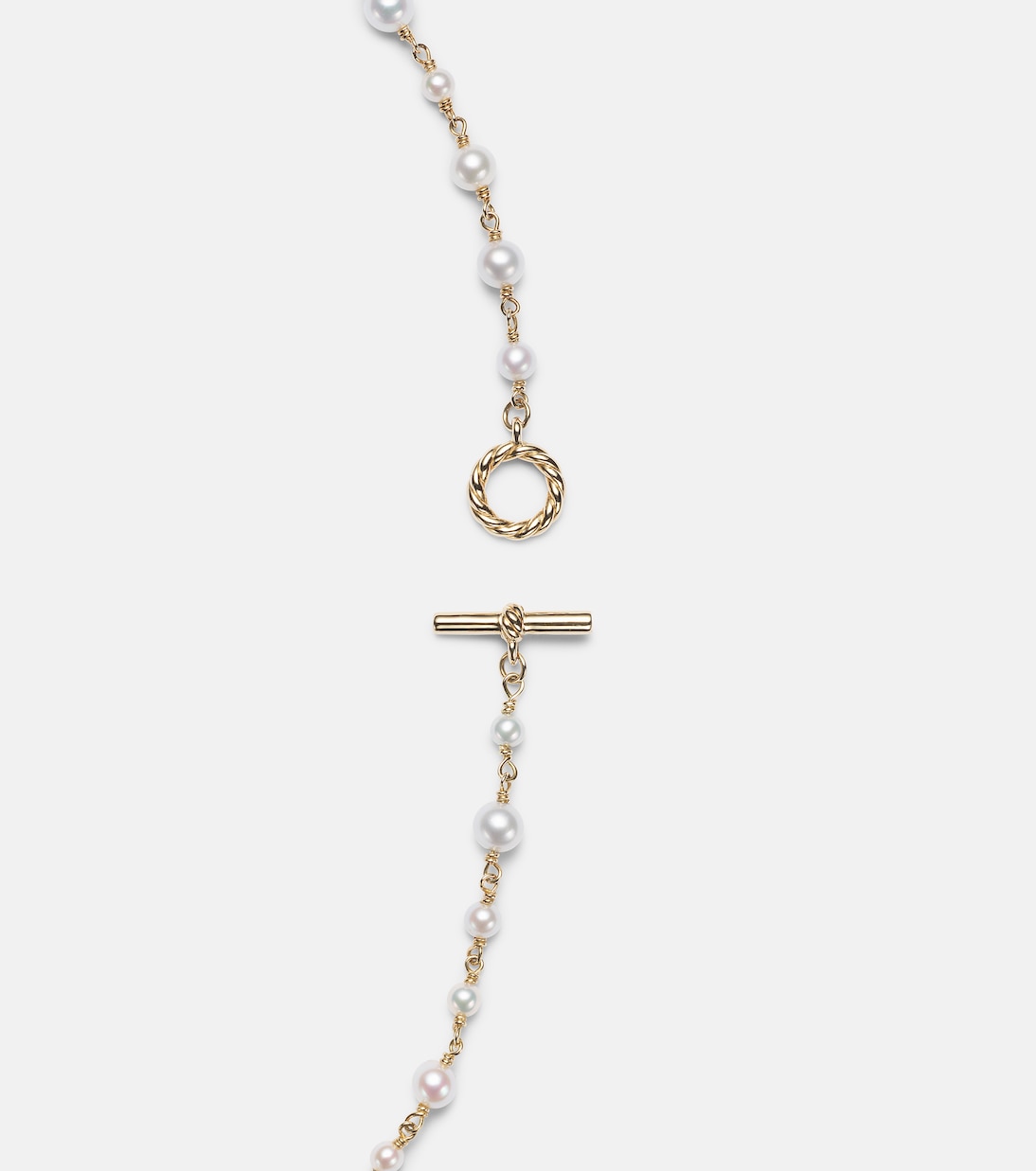 Pearl Classics 18kt gold necklace with pearls | David Yurman