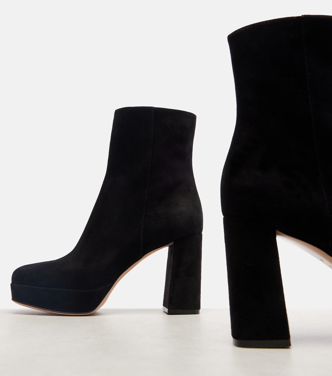 Daisen 95 suede platform ankle boots | Gianvito Rossi