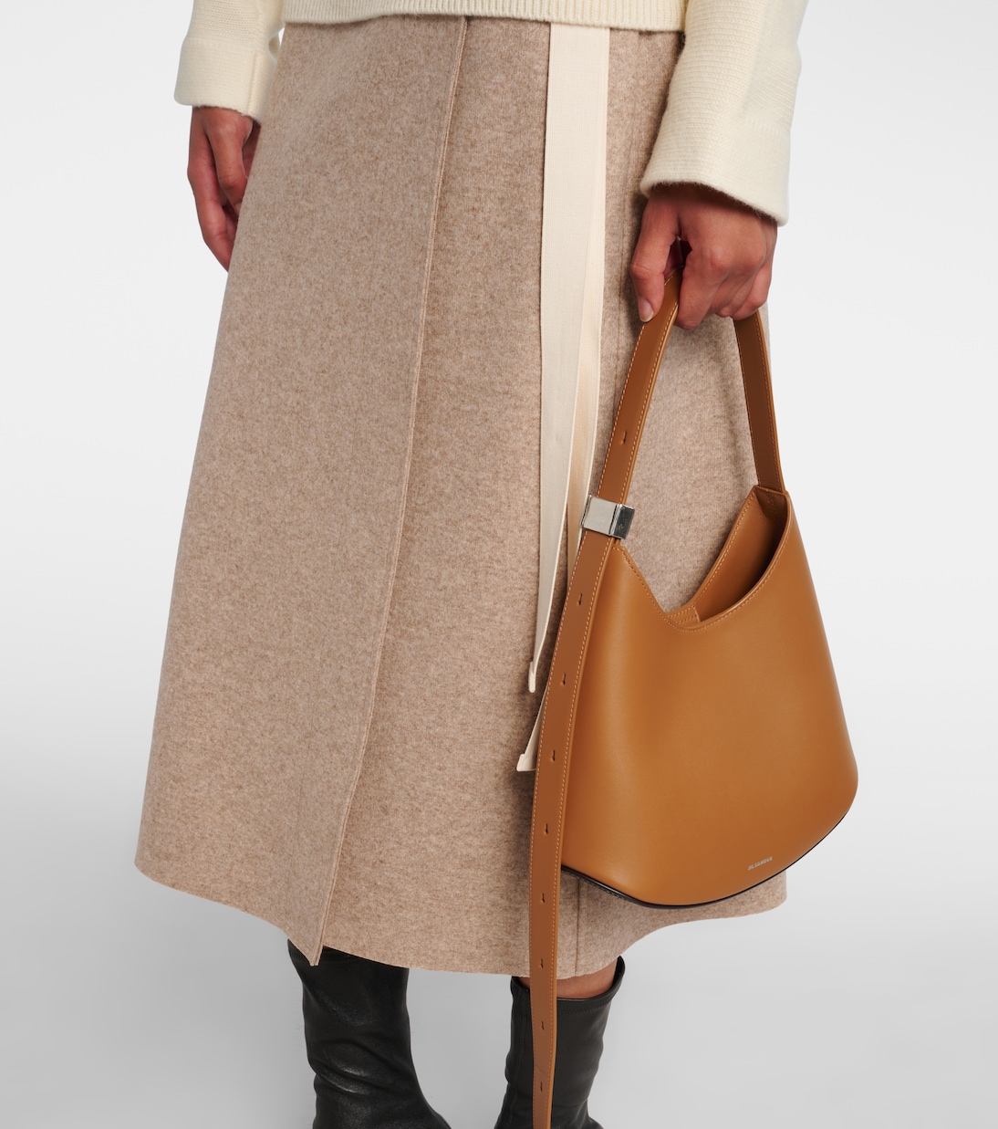 Borsa a spalla Eldorado Small in pelle | Jil Sander