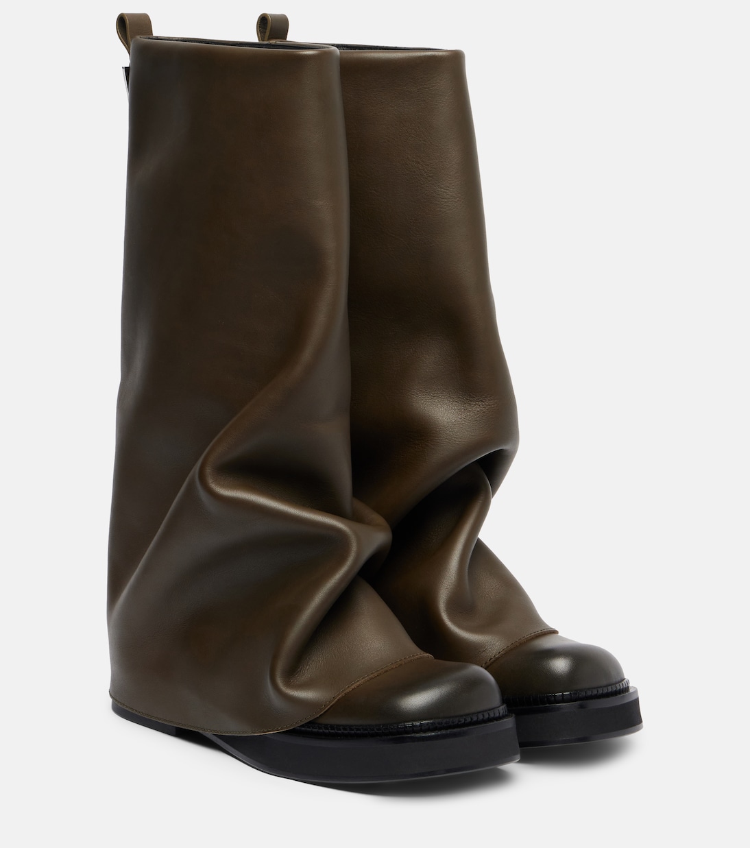 Robin leather combat boots | The Attico