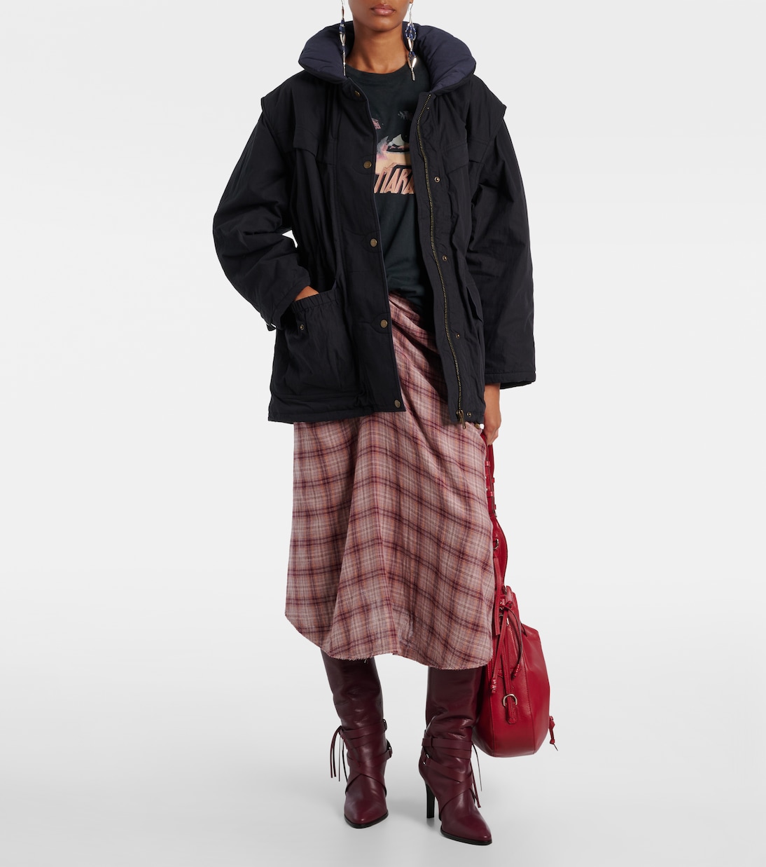 Damone hooded cotton-blend jacket | Marant Etoile