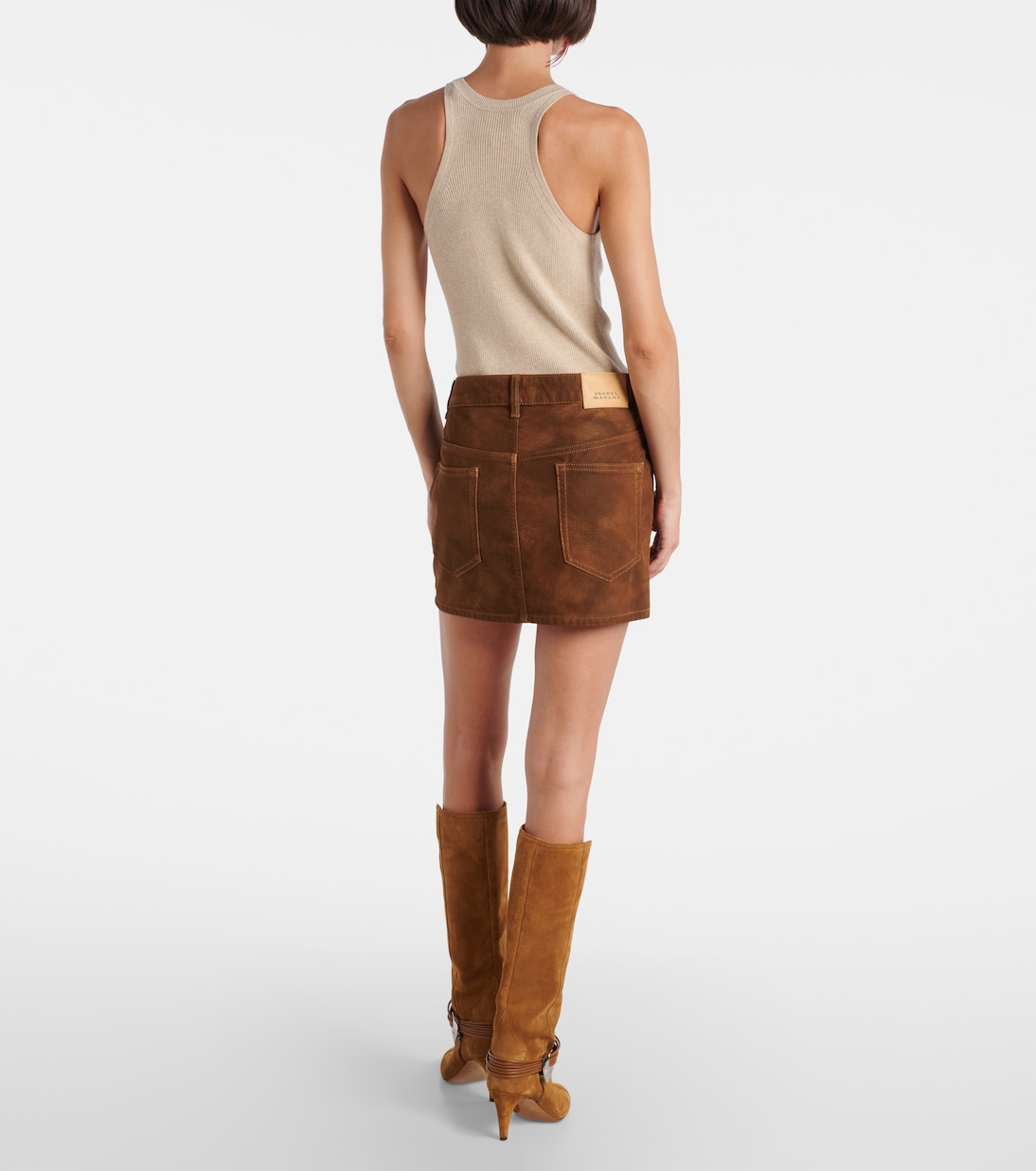 Minifalda Kimmy de piel sintética | Marant Etoile