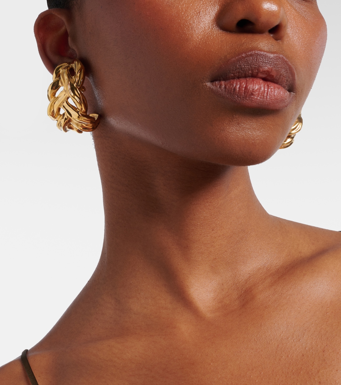 Boucles d’oreilles clip Wheat Chain | Saint Laurent