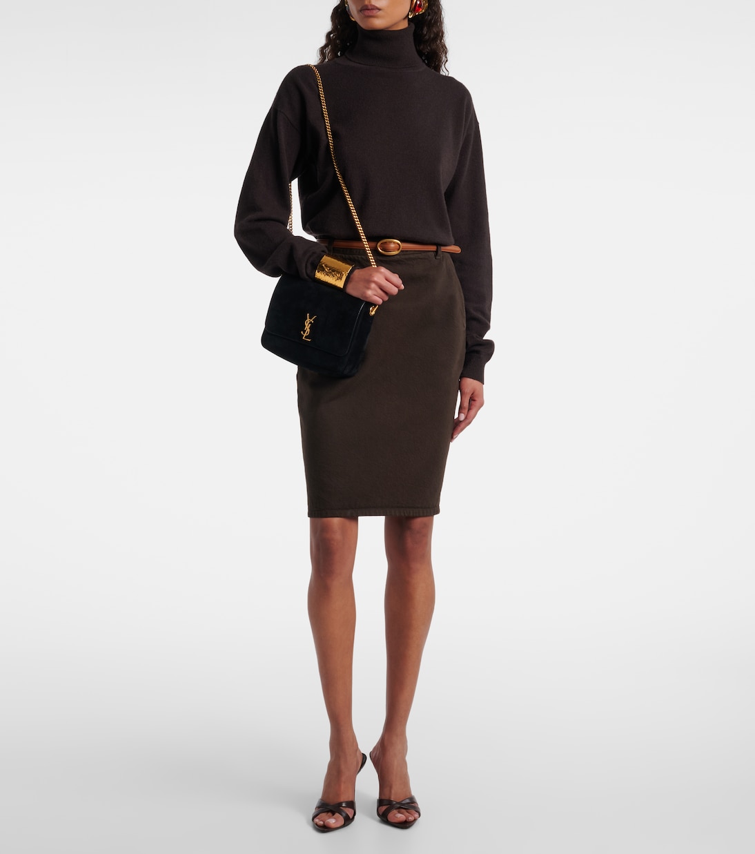Kate绒面革单肩包 | Saint Laurent