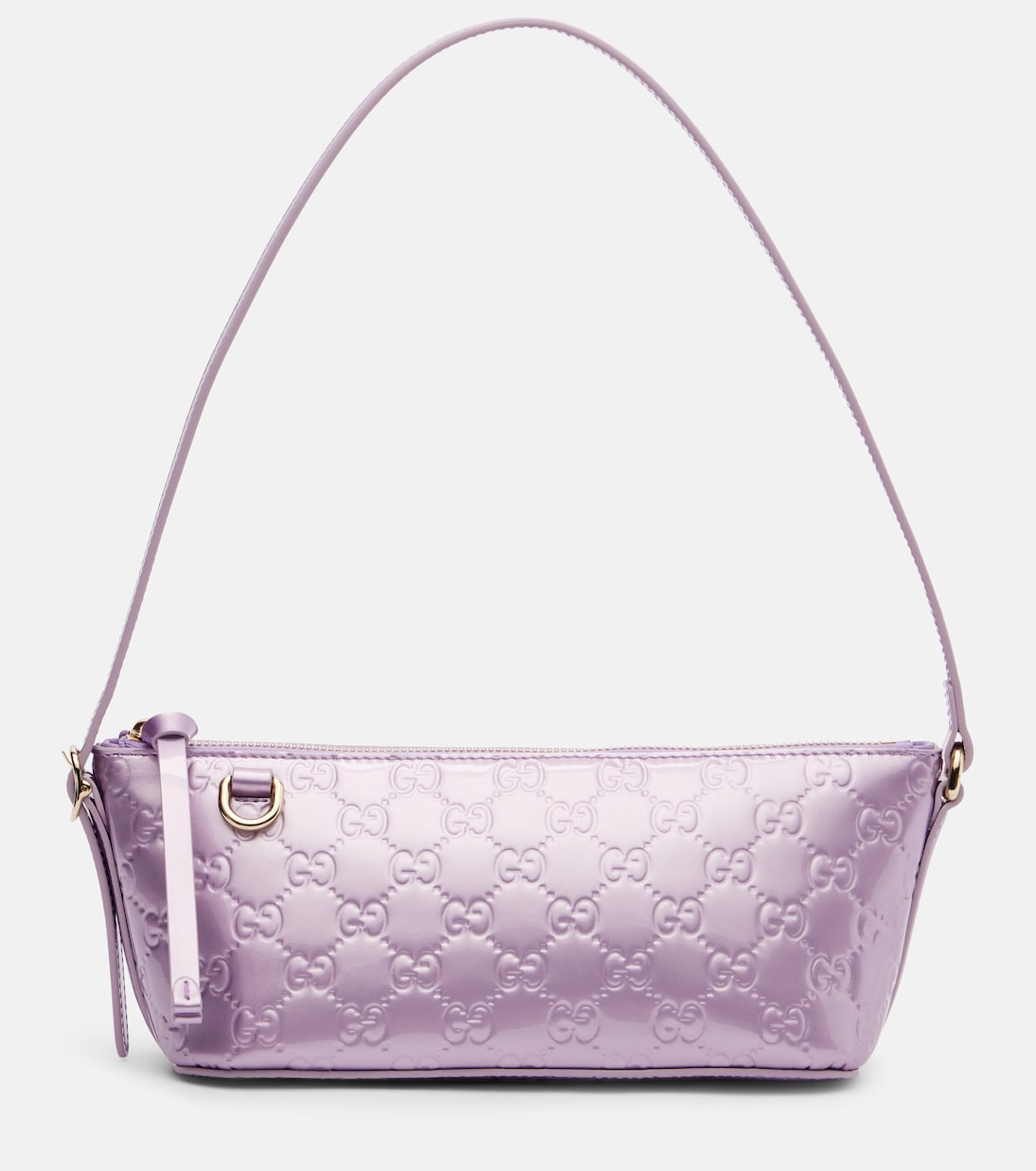 Bolso al hombro GG Emblem Mini de charol | Gucci