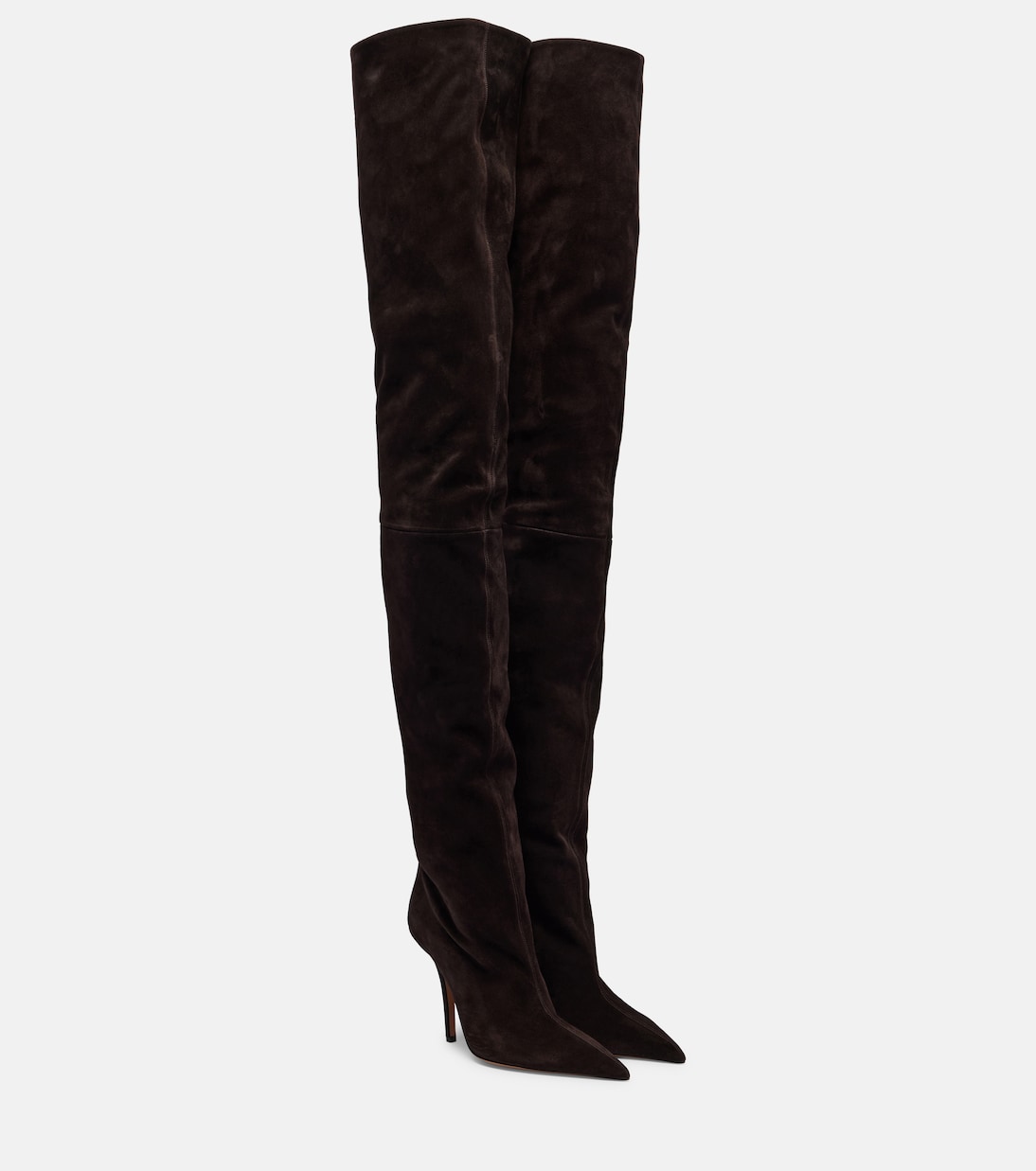 Jessica 105 suede over-the-knee boots | Paris Texas