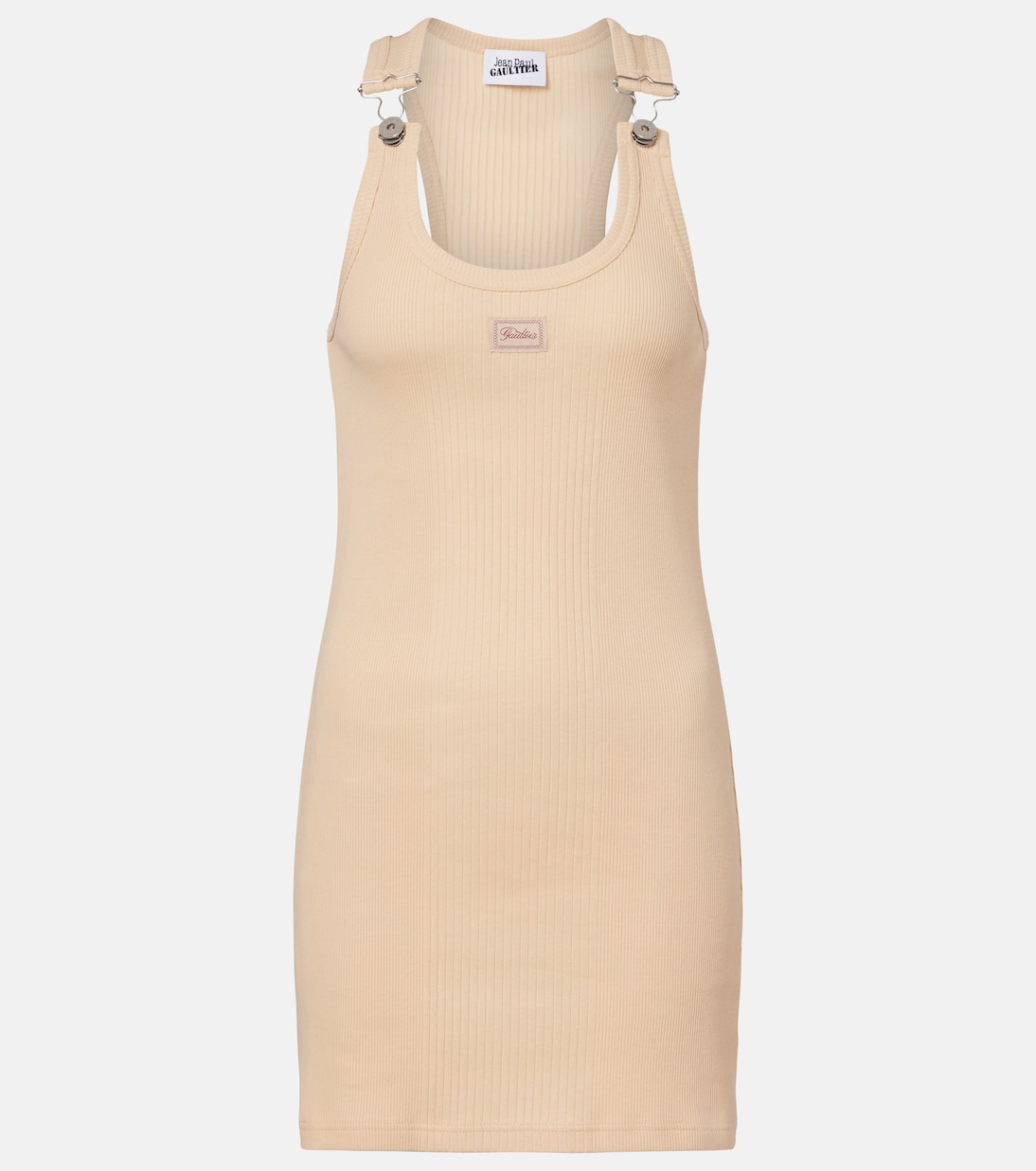Ribbed-knit cotton minidress | Jean Paul Gaultier