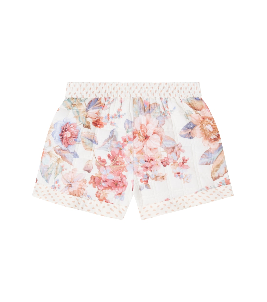 Awaken floral quilted cotton shorts | Zimmermann Kids