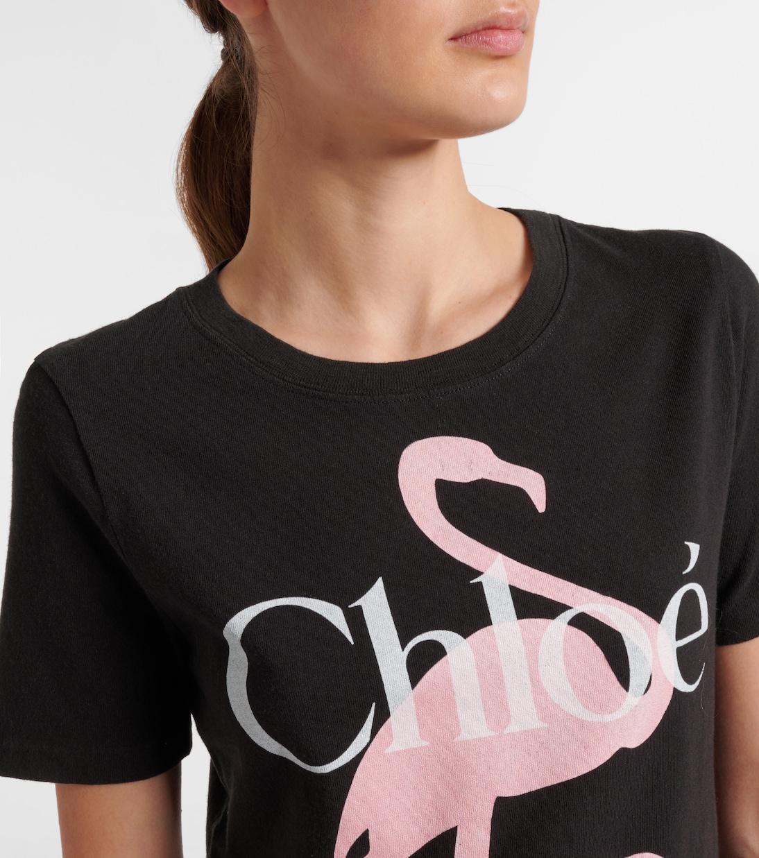 Logo cotton jersey T-shirt | Chloé