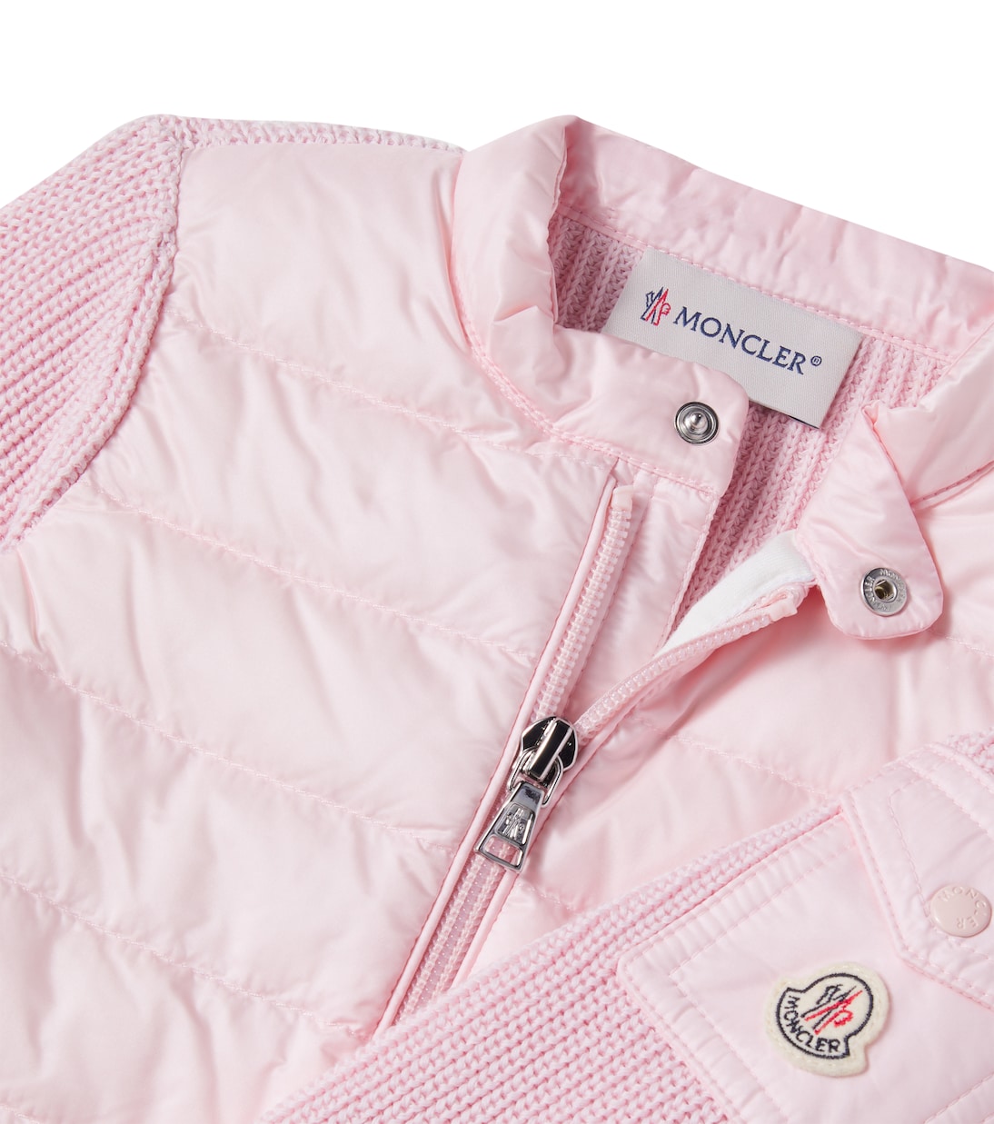 Baby down-paneled cotton jacket | Moncler Enfant