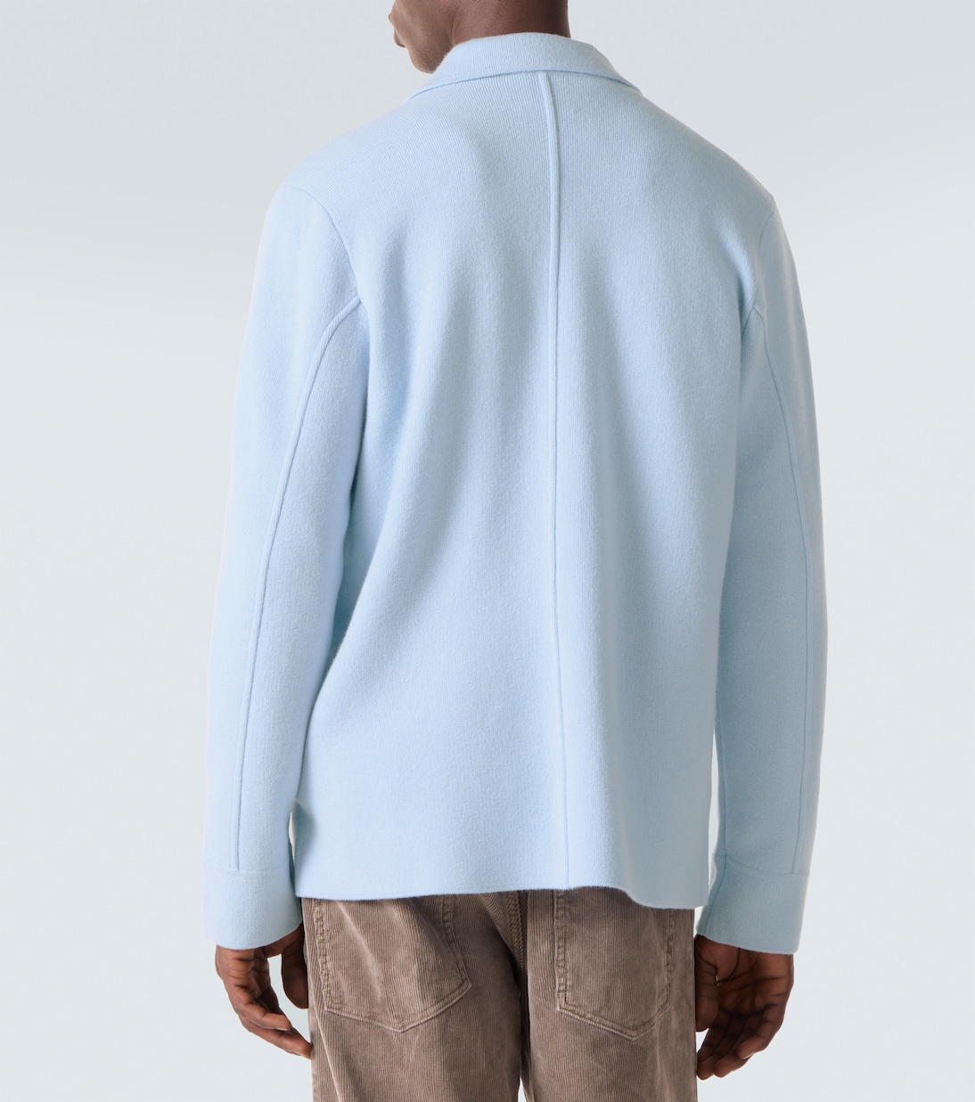 Hemdjacke aus Wolle und Kaschmir | Allude