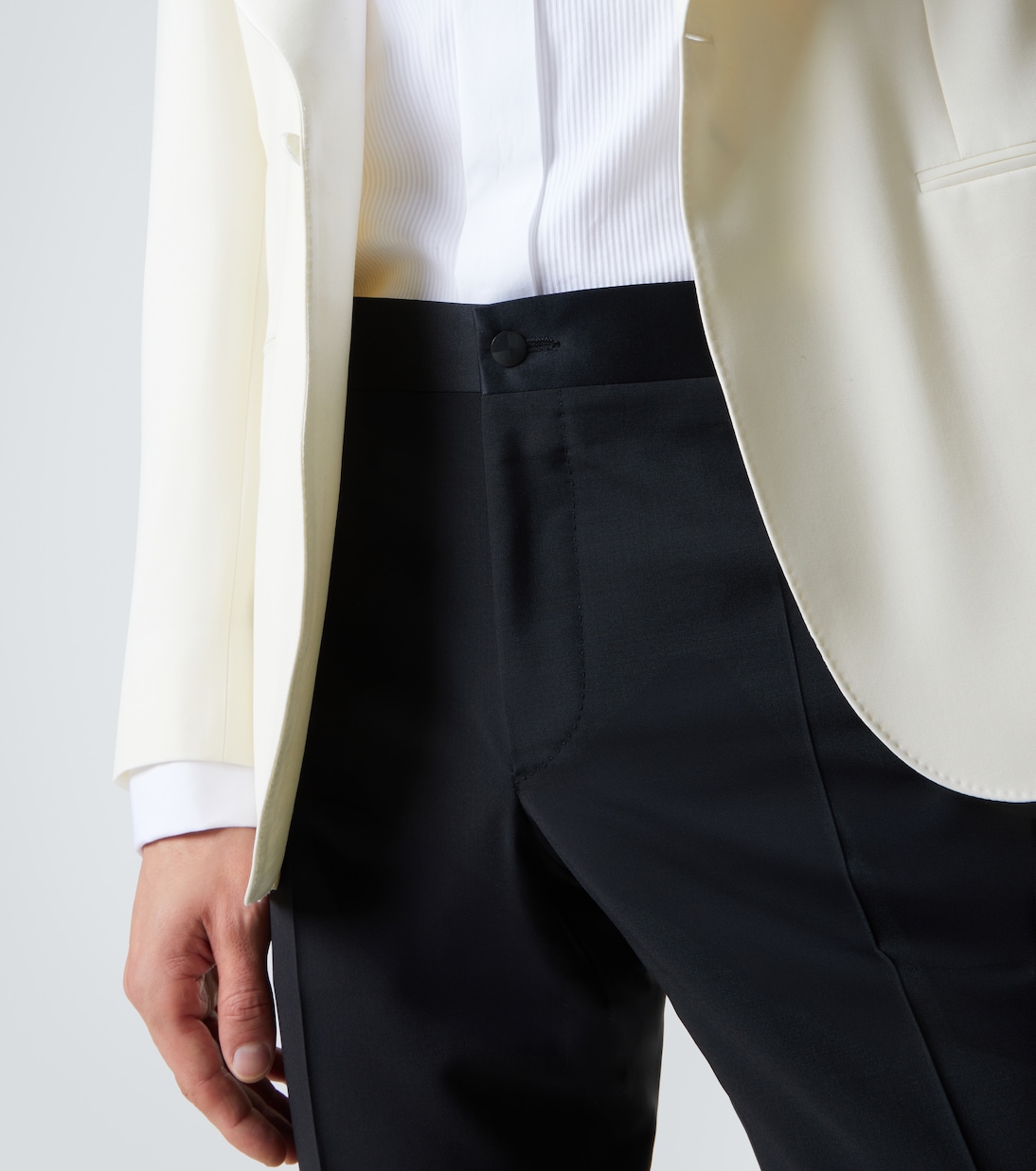 Wool and mohair suit pants | Canali