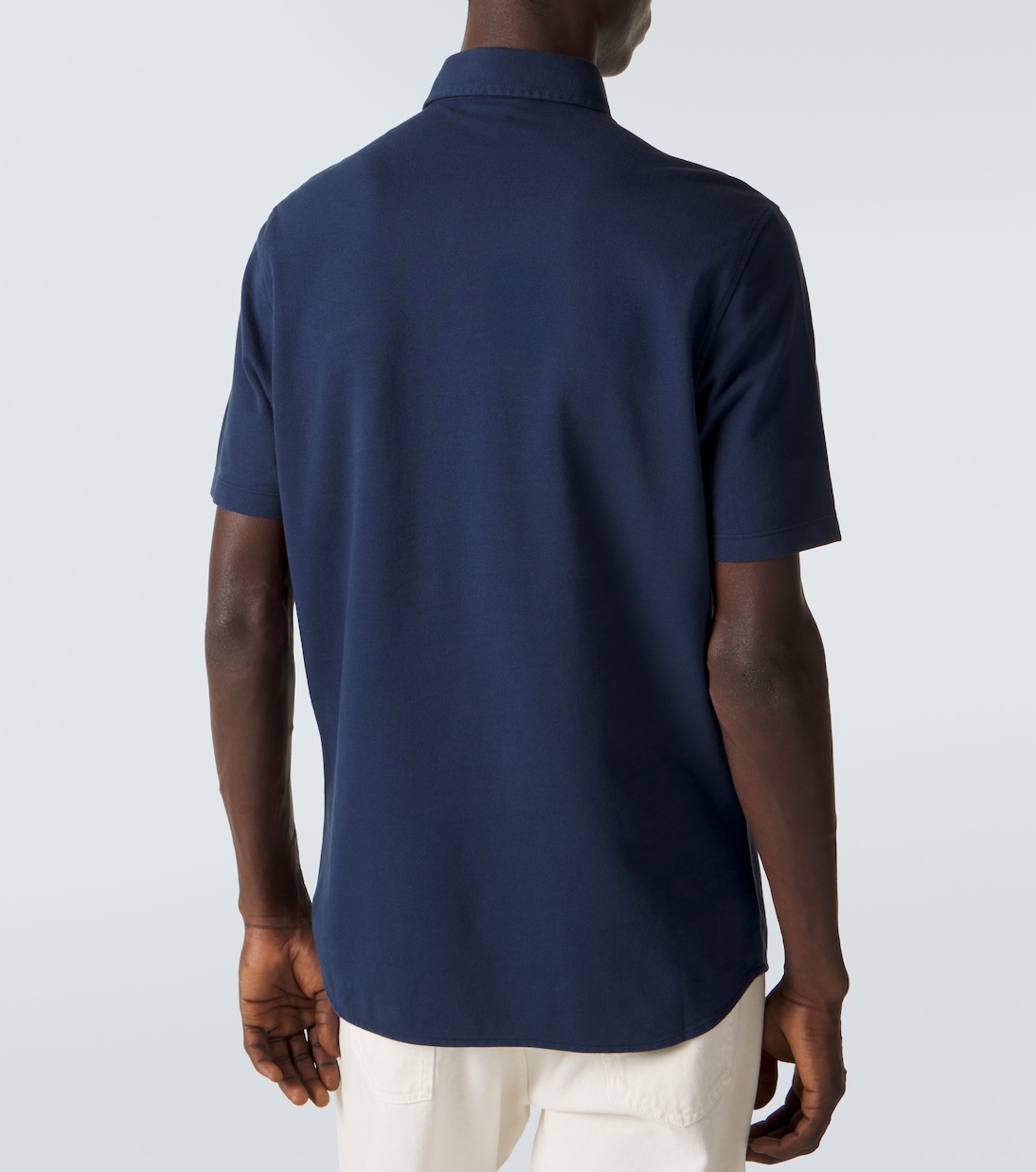 Brenna cotton piqué polo shirt | Loro Piana