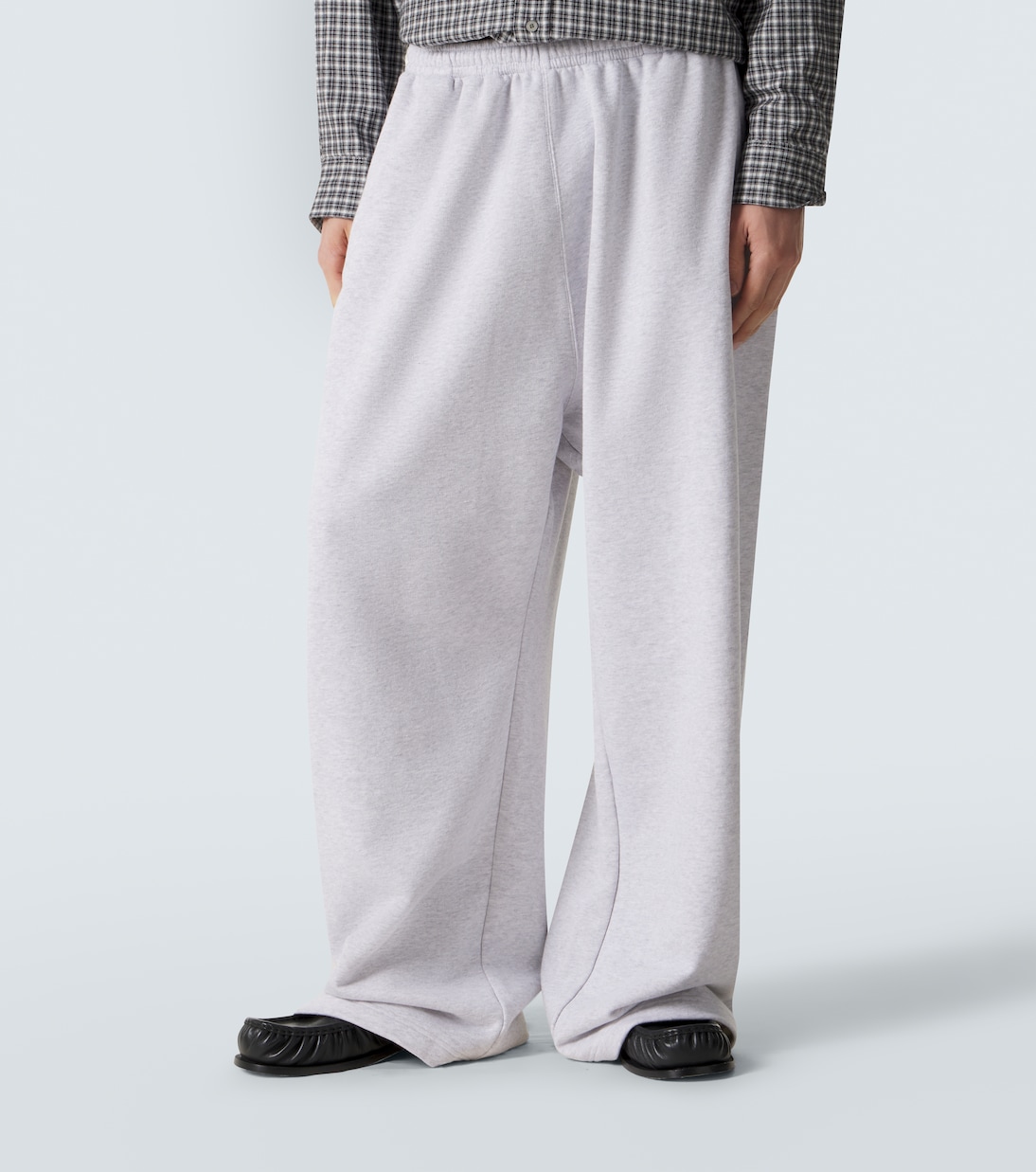 Logo cotton-blend fleece sweatpants | Acne Studios