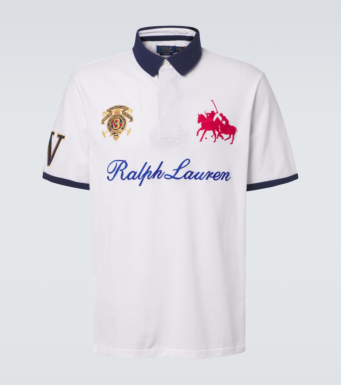 Embroidered cotton polo shirt | Polo Ralph Lauren