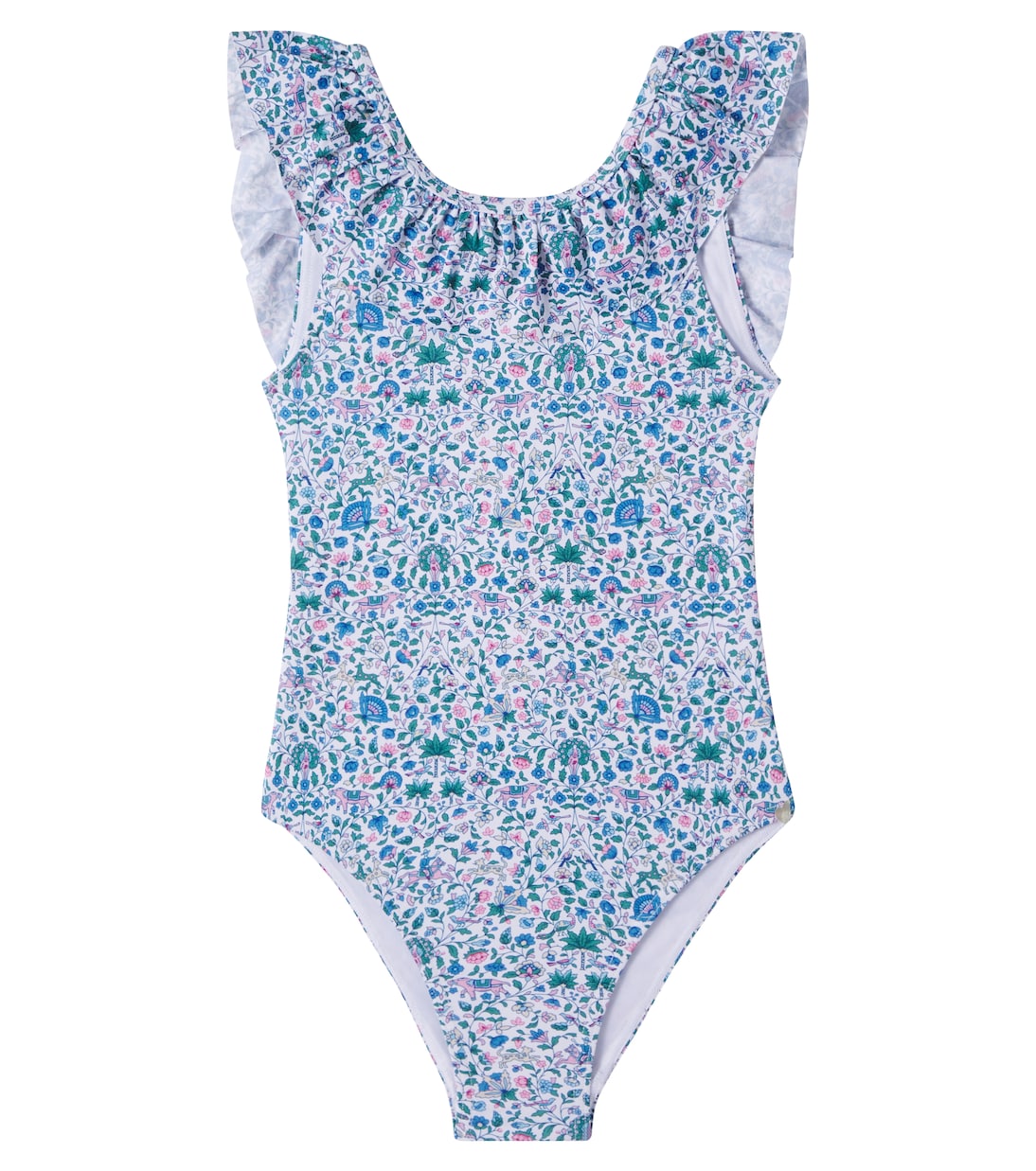 Printed ruffled swimsuit | Tartine et Chocolat